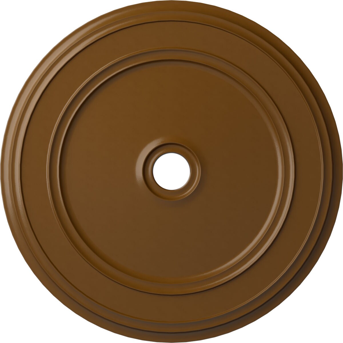 Ekena Millwork CM41CLSTF Classic 41.125-in W x 41.125-in L Painted Smokey Topaz Polyurethane Whole Ceiling Medallion