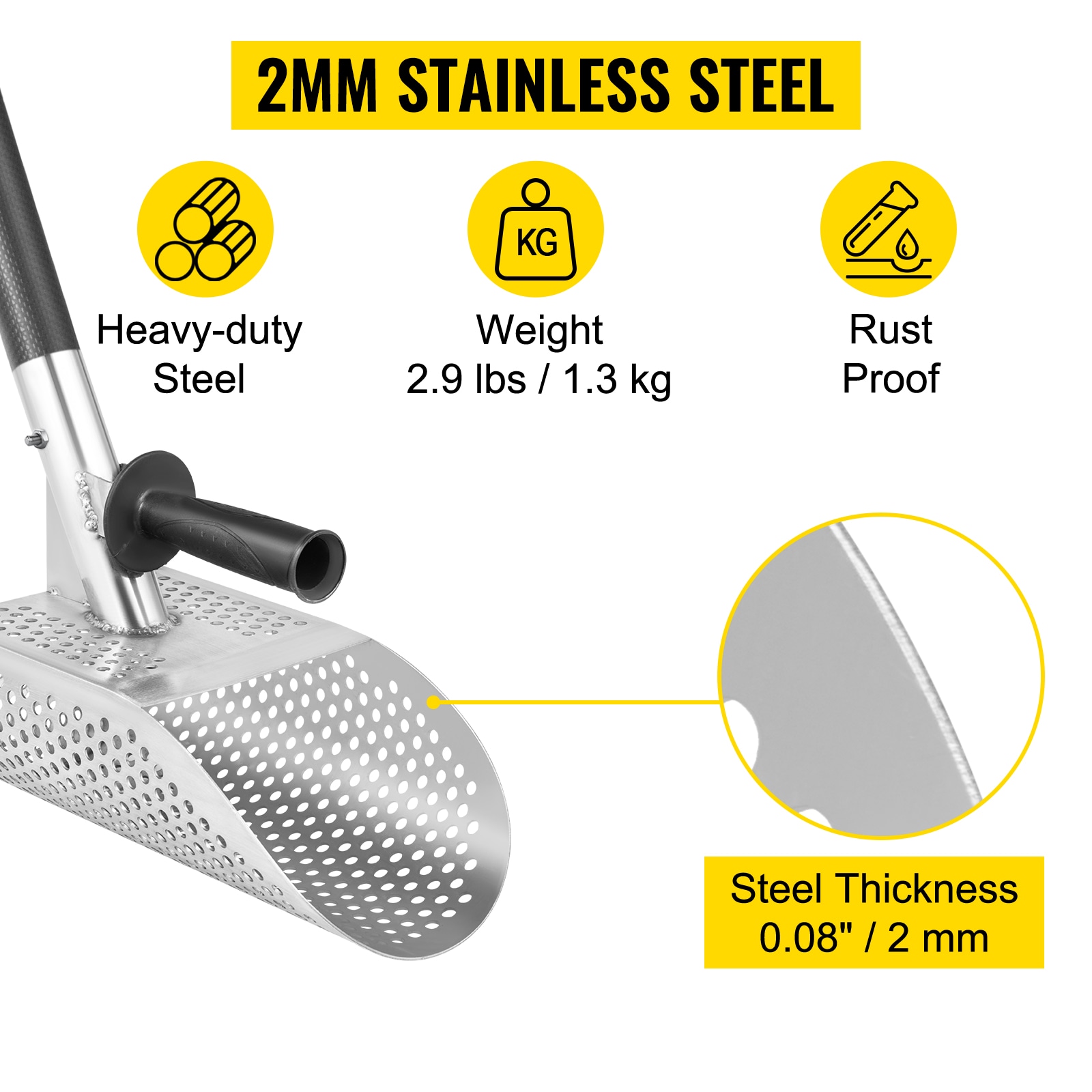 VEVOR JBXGSCT10X5-1BHWVV0 Shovel-Spade - View #5