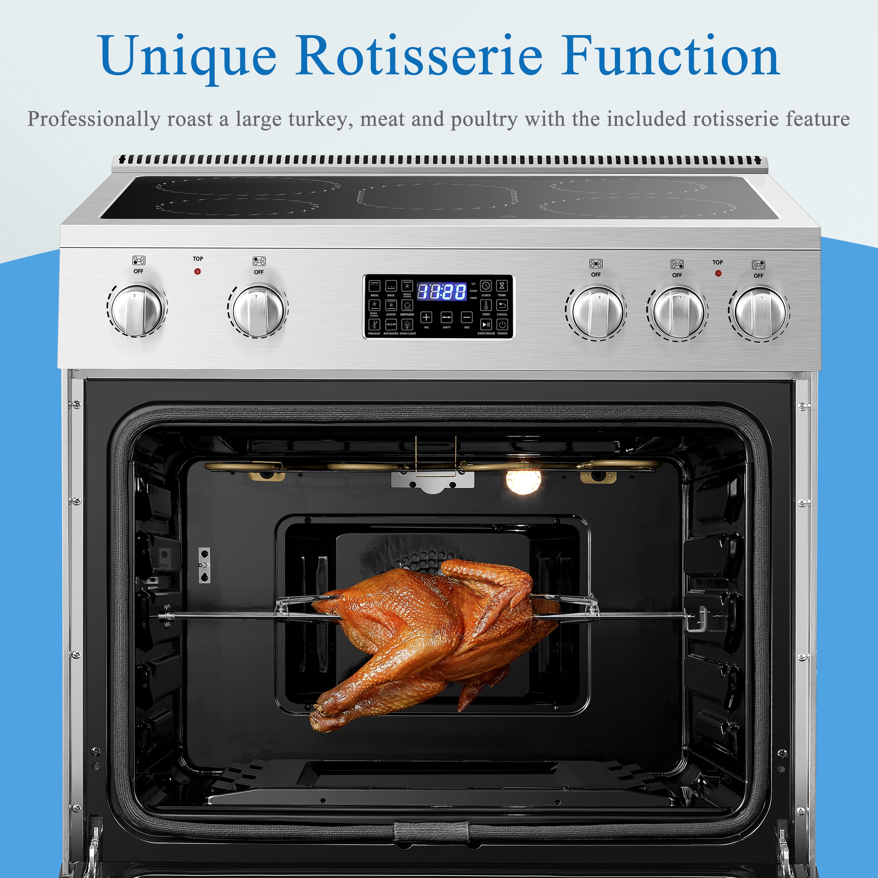 LANBO LB-ERT30RC-S Freestanding-Electric-Ranges - View #3