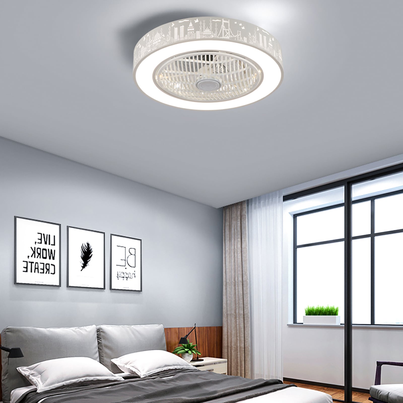 Oukaning HG-HJWJL-6385-US Ceiling-Fans - View #6