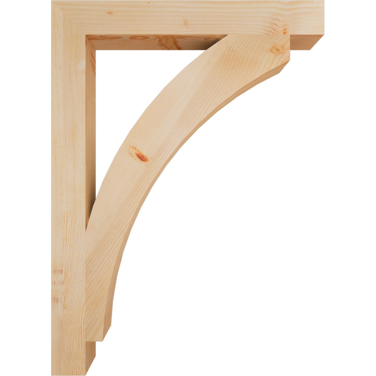 Ekena Millwork BKT04X32X44THR05SDF Exterior-Brackets-Braces - View #3