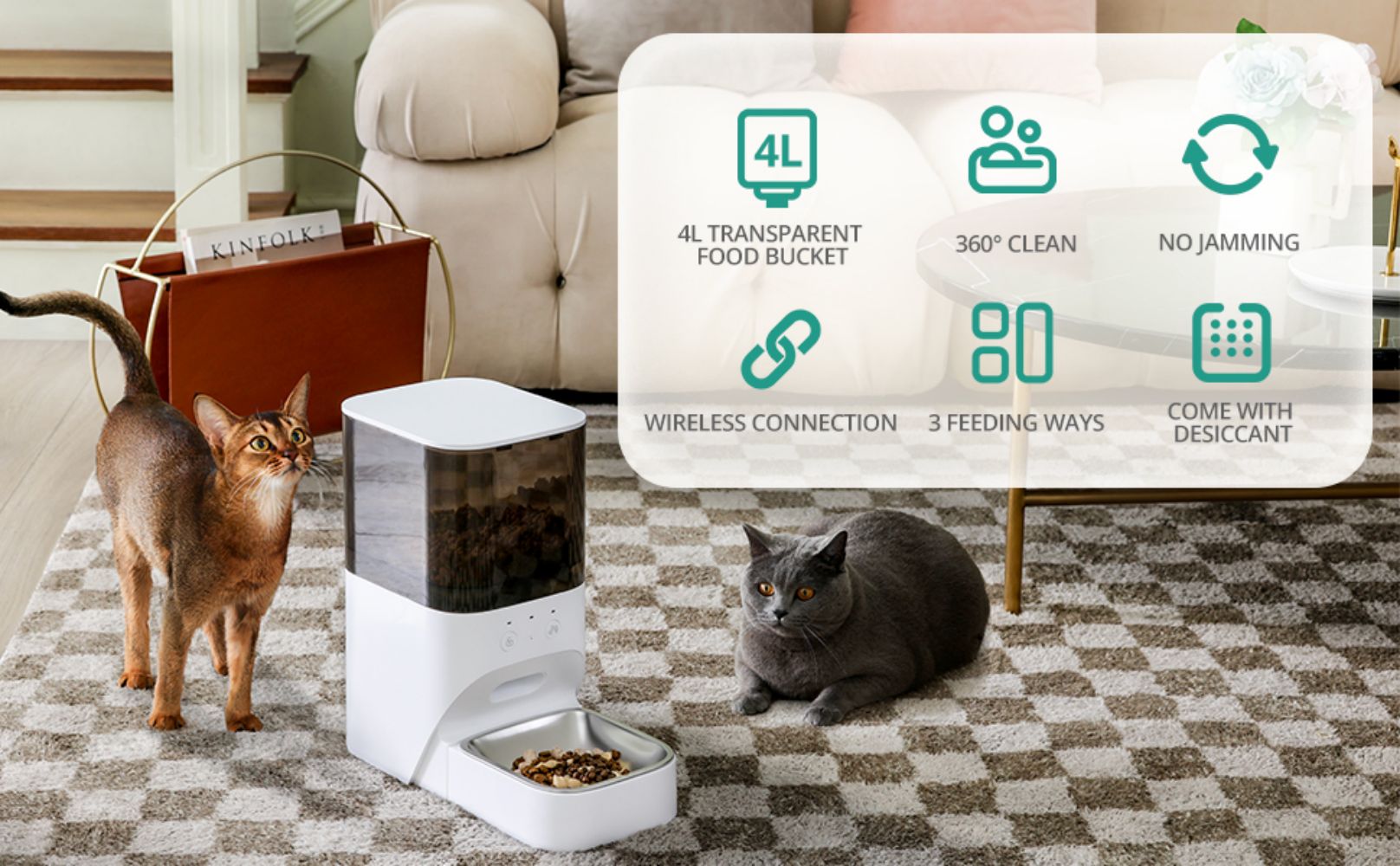 Siavonce ZX-17522 Pet-Feeder - View #3
