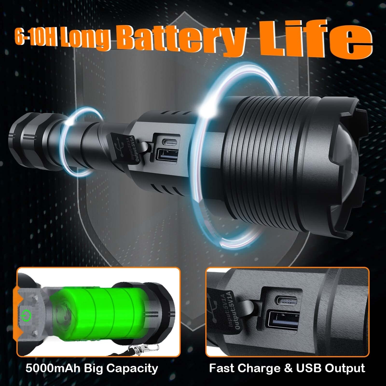 SenQWFa LDC0824C347 flashlights - View #4