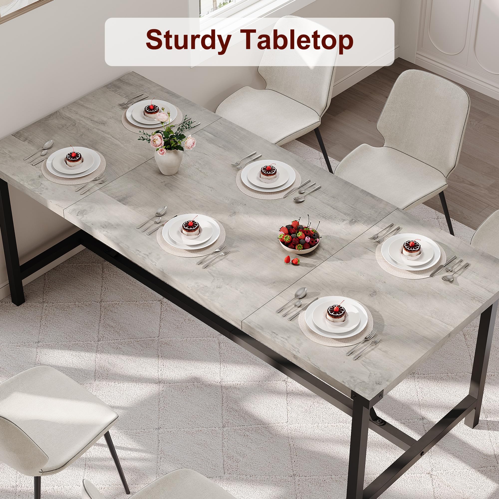 GarveeLife LROY-PHO-33HBFDGC Dining-Tables - View #4