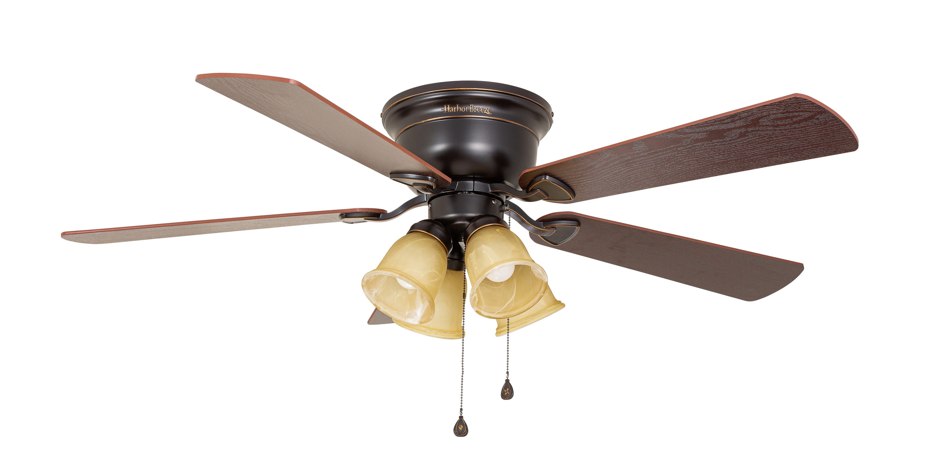 Harbor Breeze 52 In Centreville Antique Brass Ceiling Fan With Light
