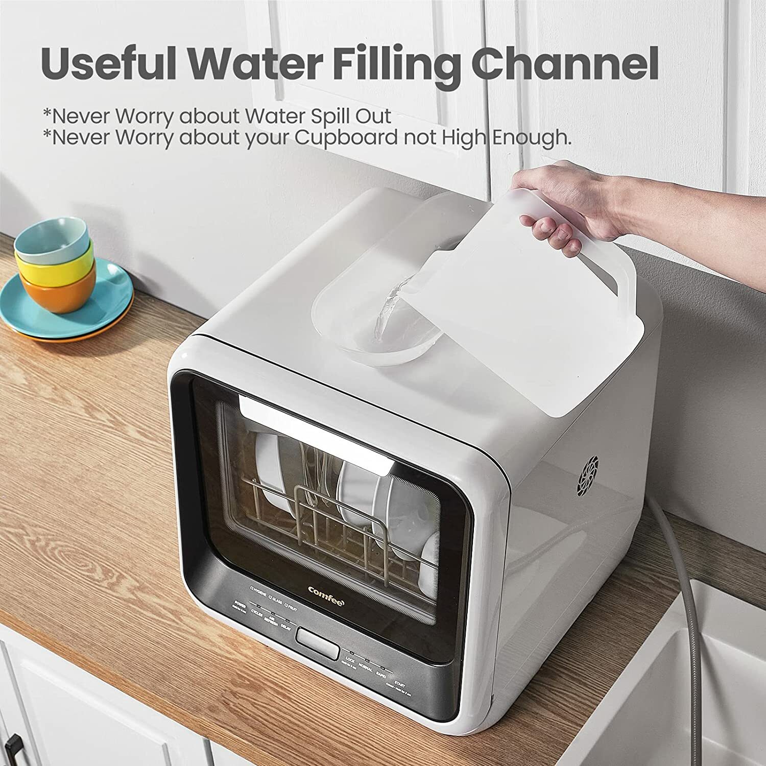 COMFEE' Portable Dishwasher Countertop Review: The Perfect Solution for  Small Kitchens! 