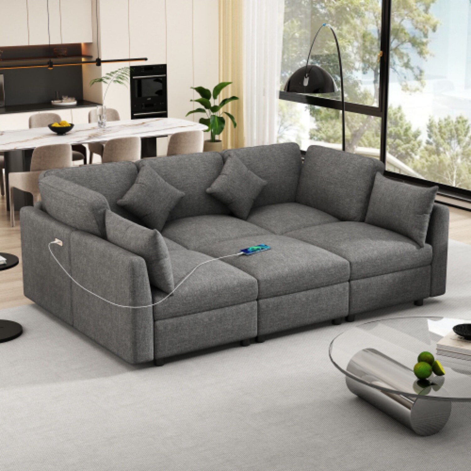 Dimakai DK-OF-S2130E Living-Room-Sets - View #2