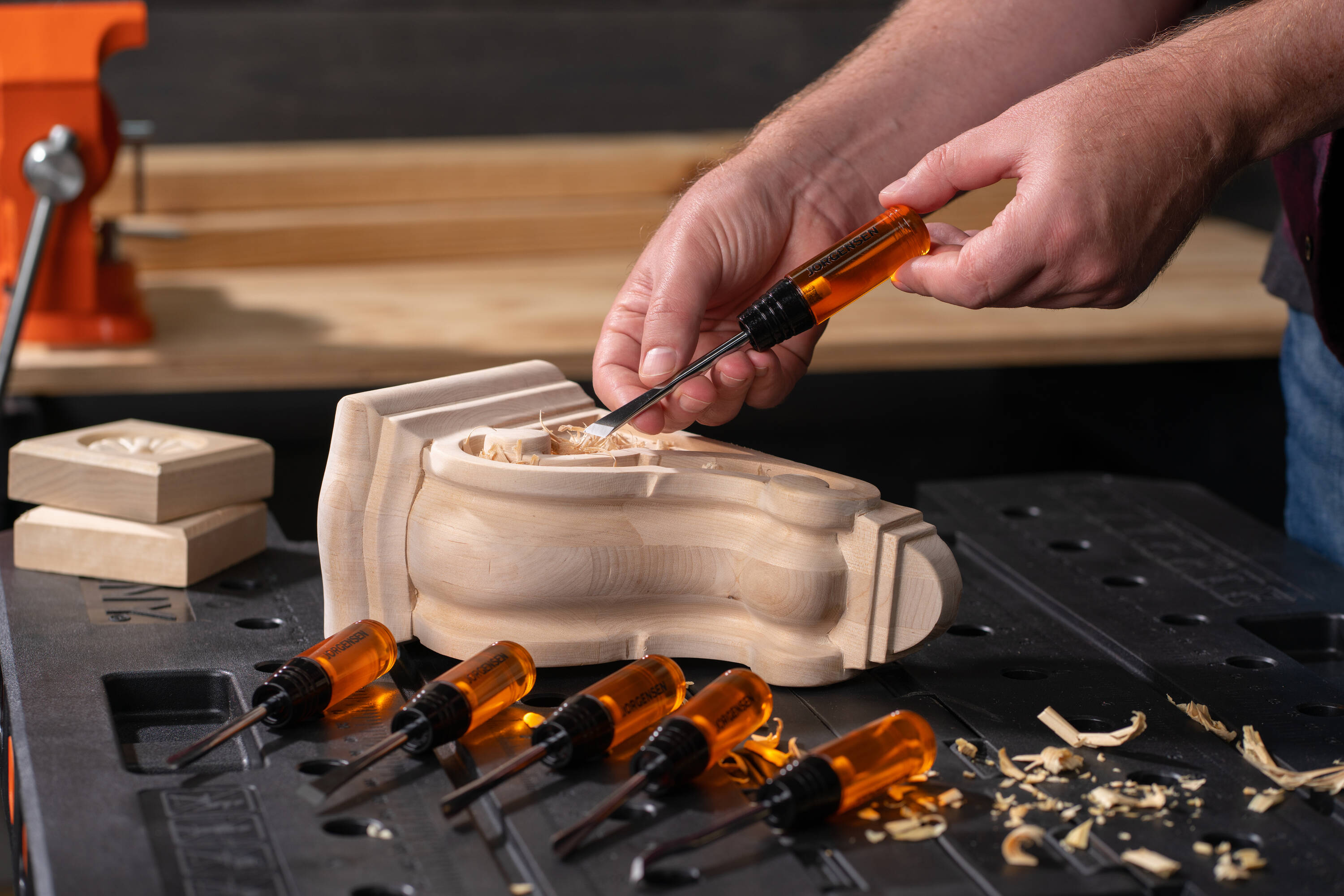 SUNREEK 6 Pieces Professional Wood Carving Chisel Set