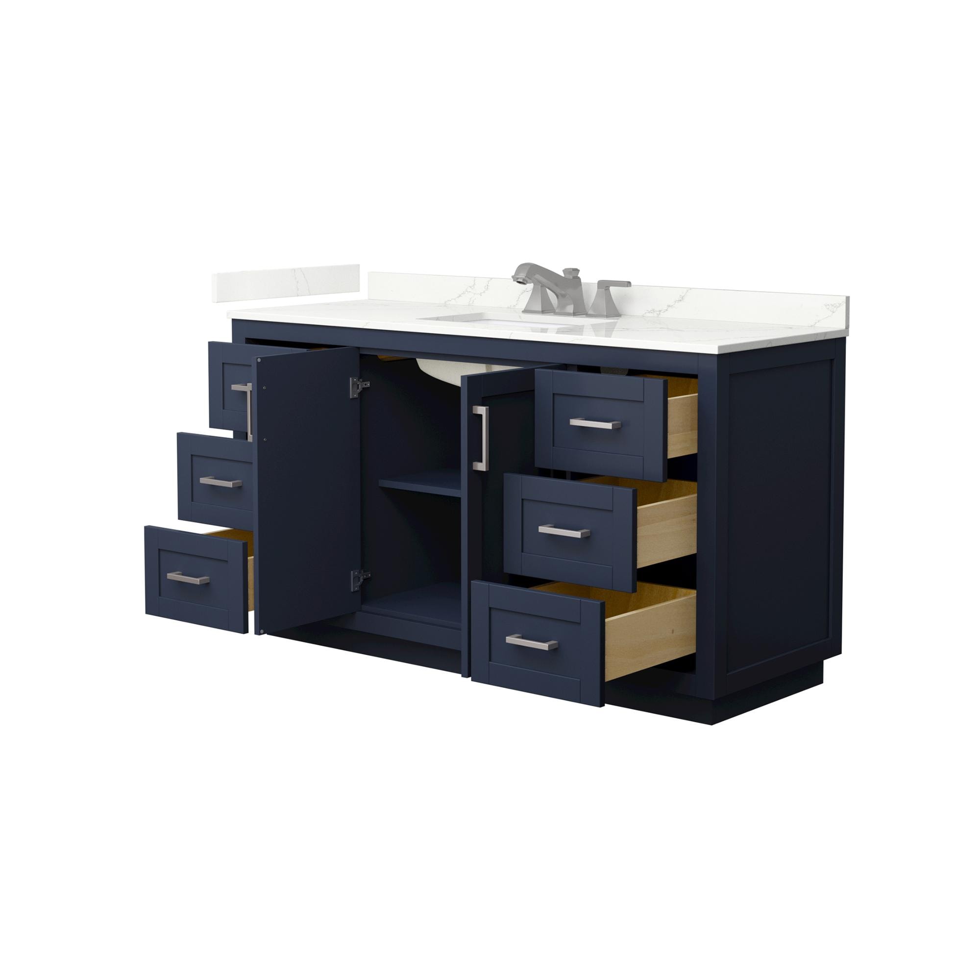 Wyndham Collection WCF292960SBNGTUS3MXX Bath-Vanity-Combo - View #3