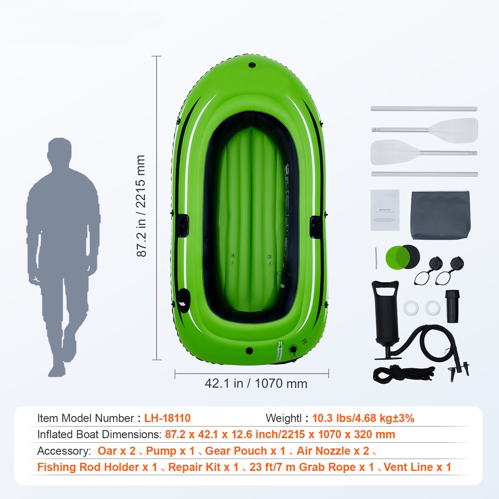 VEVOR YCK2RK0000004FUE8V0 Paddle-Boats - View #8