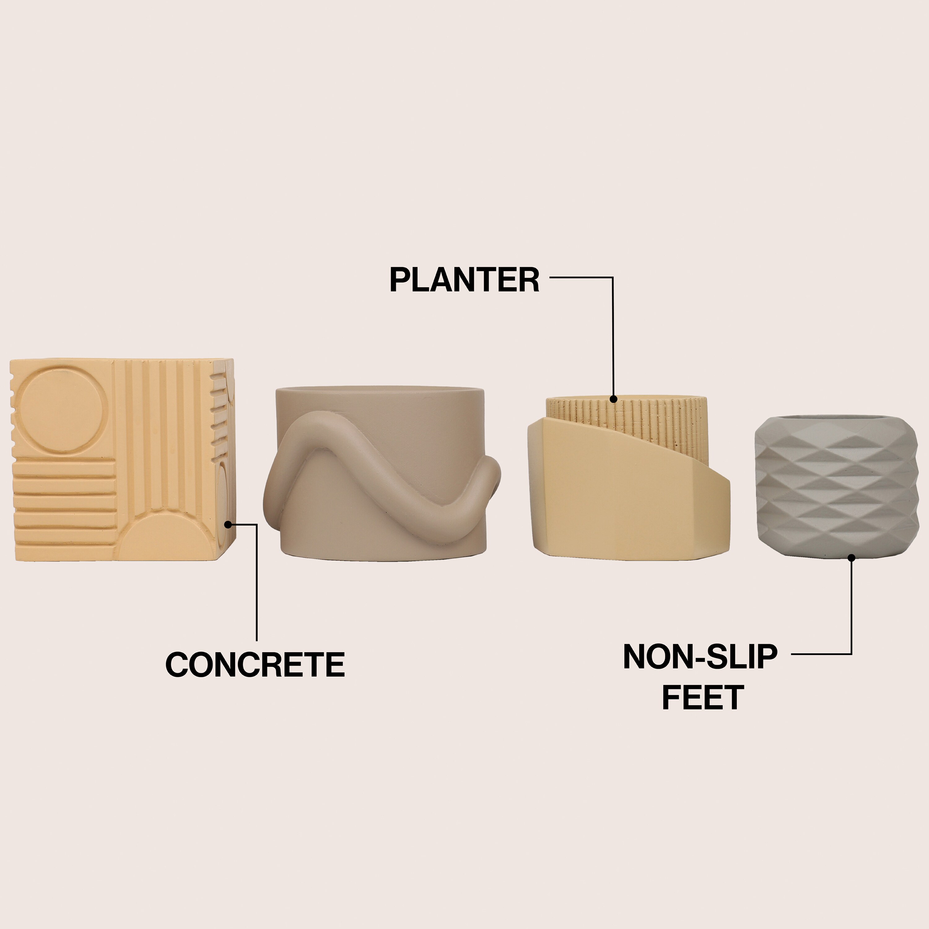 JONATHAN  Y PLN1005A-4SET Planter-Window-Box - View #4