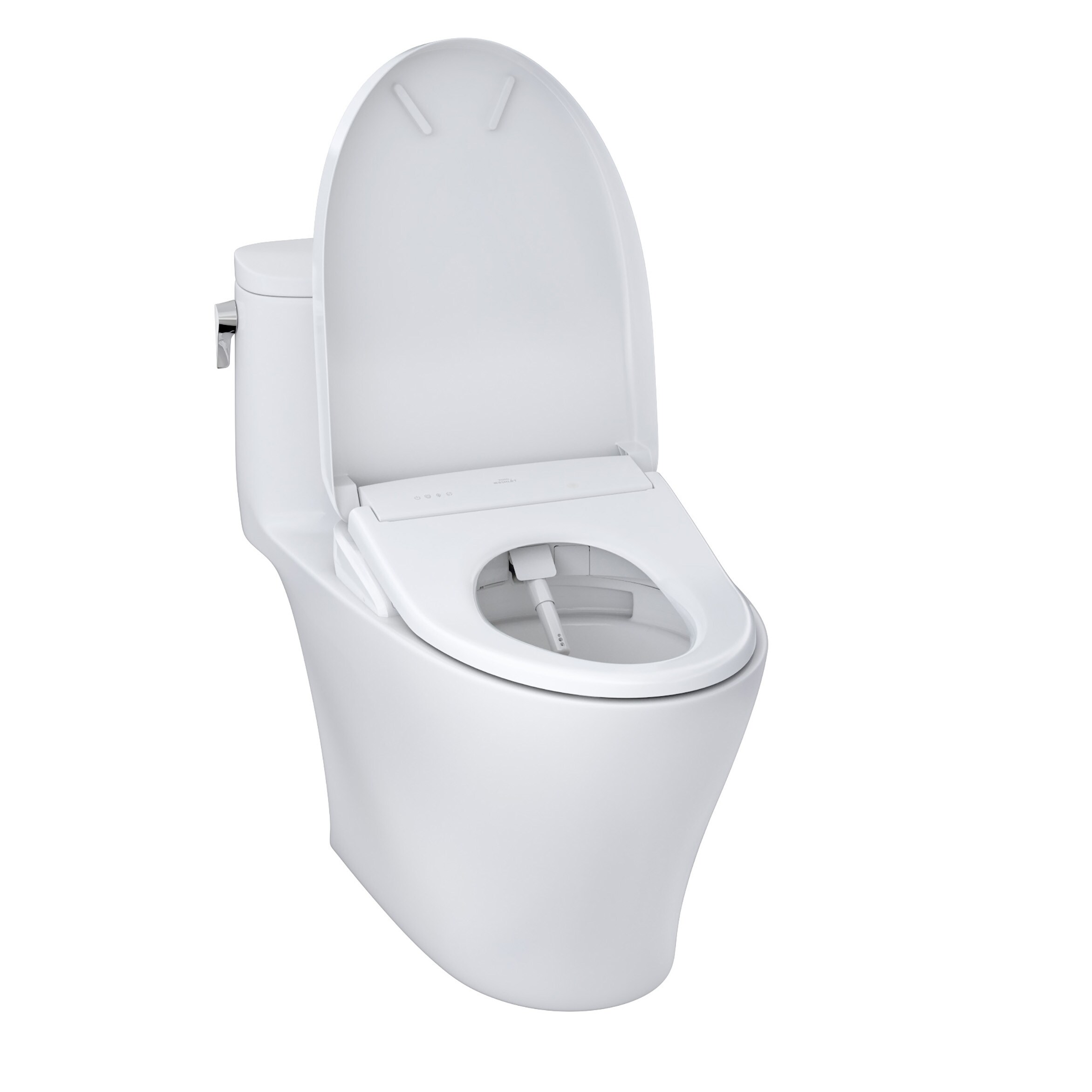 TOTO Nexus Cotton White Elongated Chair Height Soft Close Toilet 