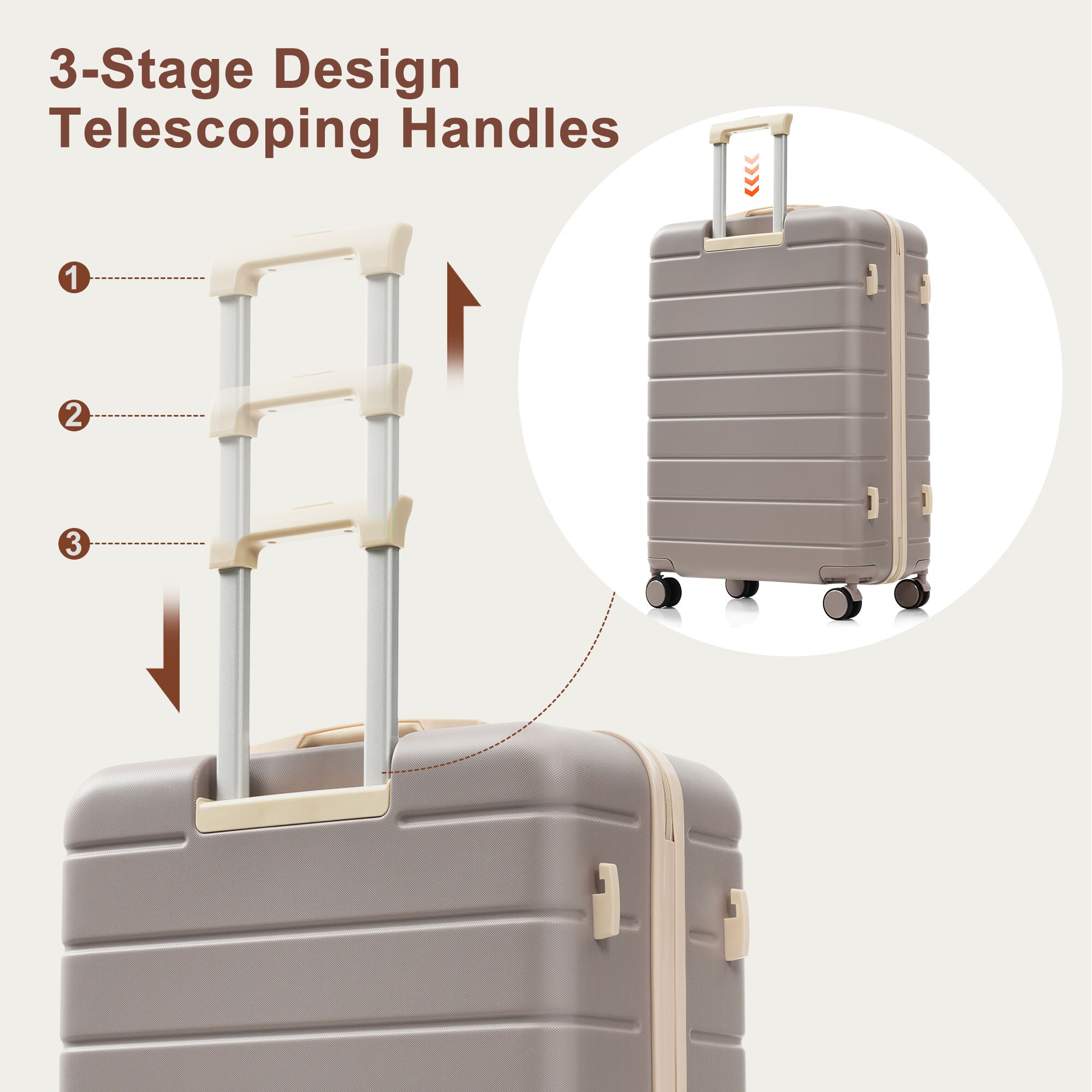 LUXEYARD DS-Y-YC-3026 Luggage-And-Luggage-Sets - View #4