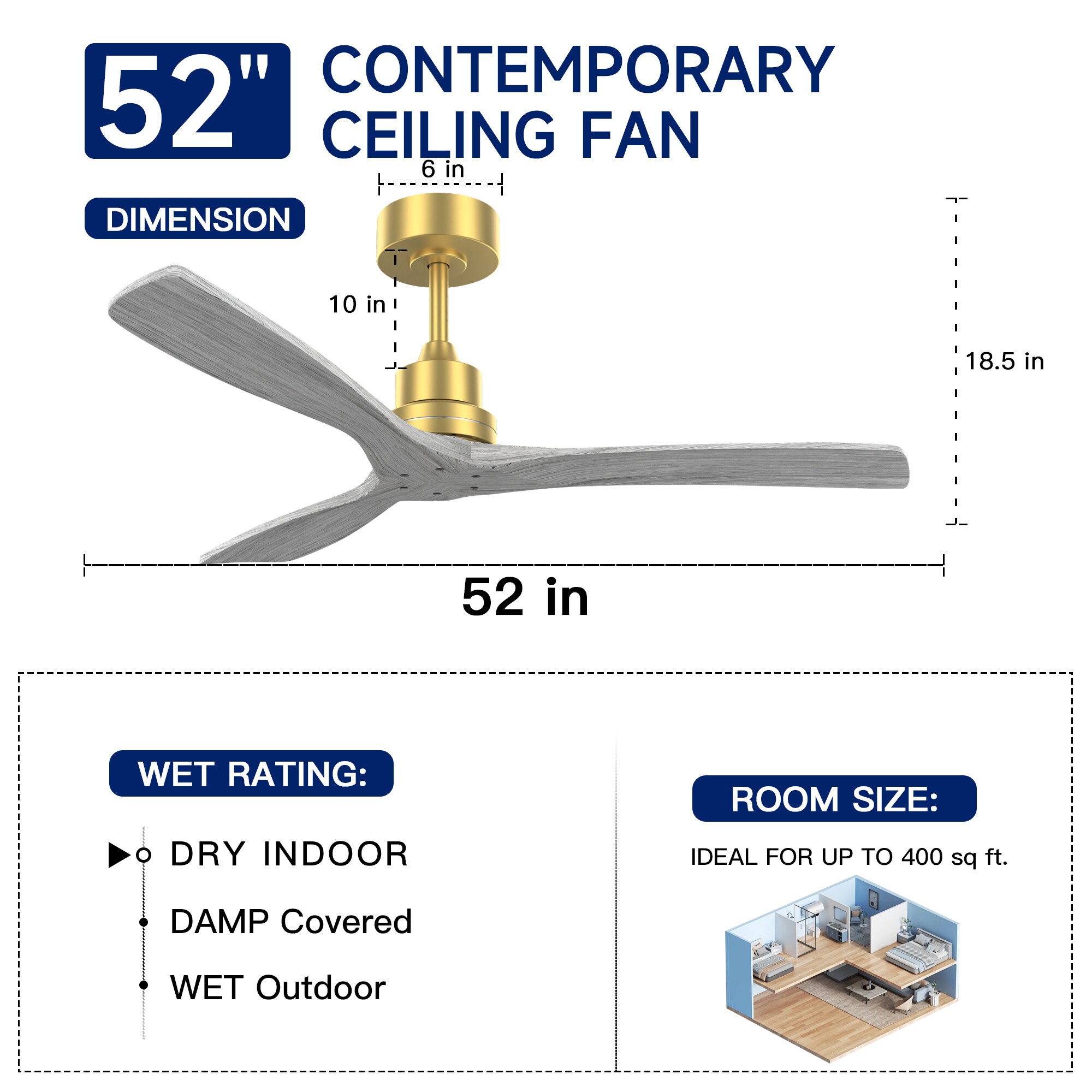  52LSP186028GD Ceiling-Fans - View #5
