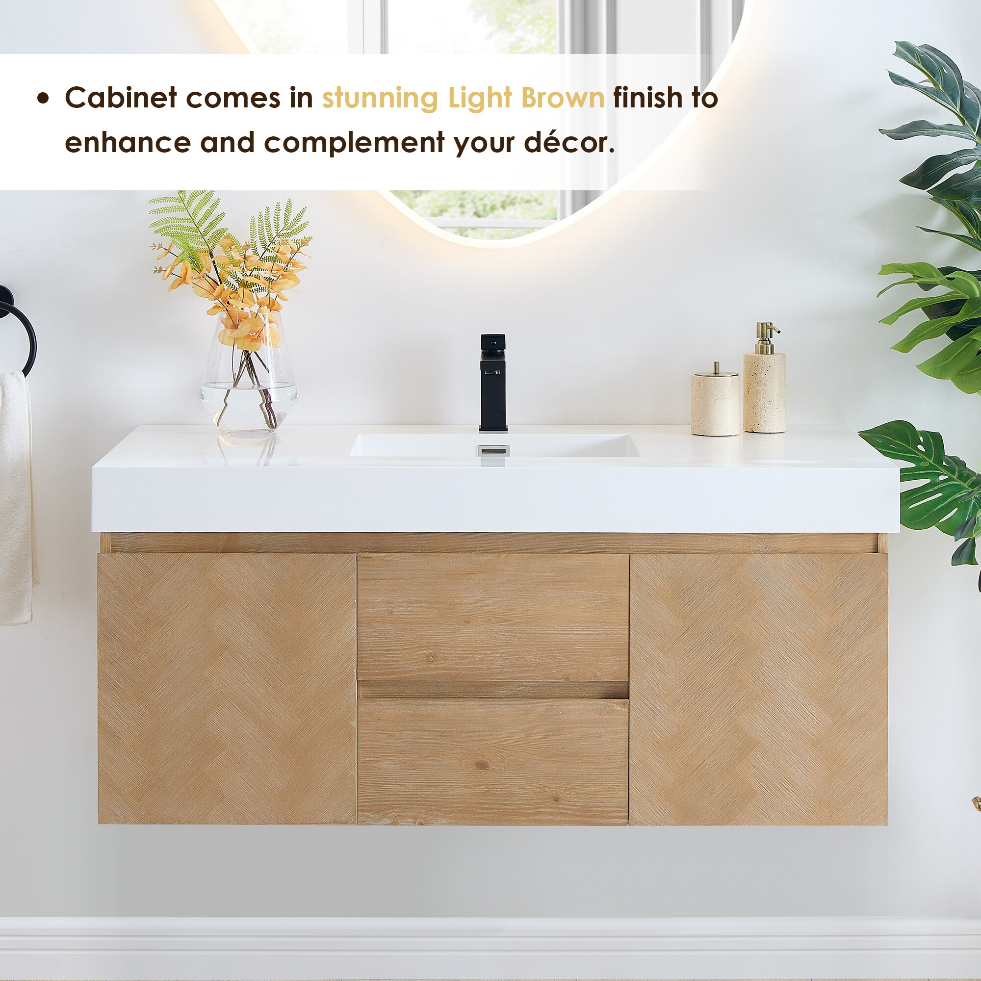 Altair 564048-LB-WH Bath-Vanity-Combo - View #3