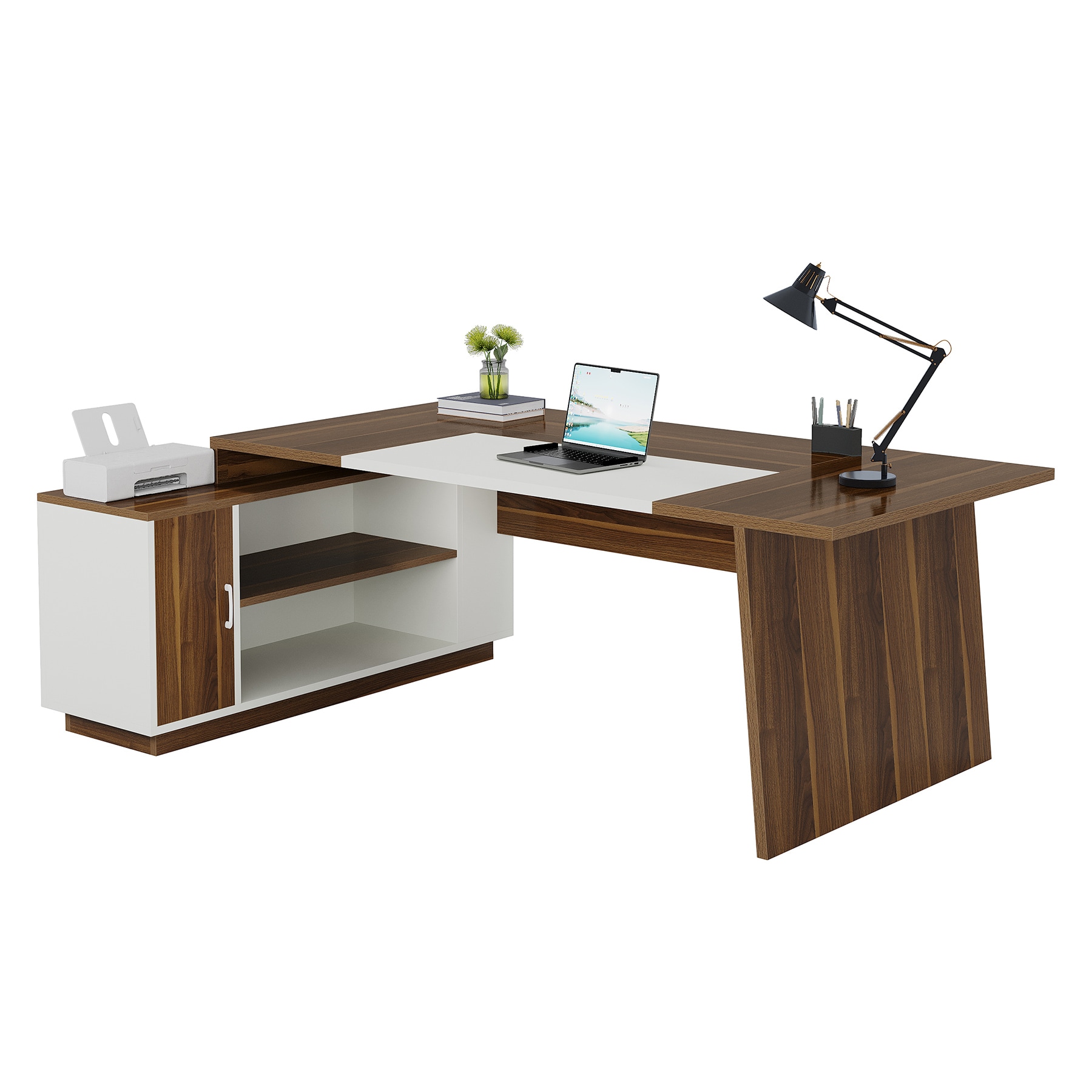 Tribesigns LWFD-F2018 Office Conference Table Multiple colors/finishes 1 -Person Conference table ( 70.47-in W x 29.53-in H )