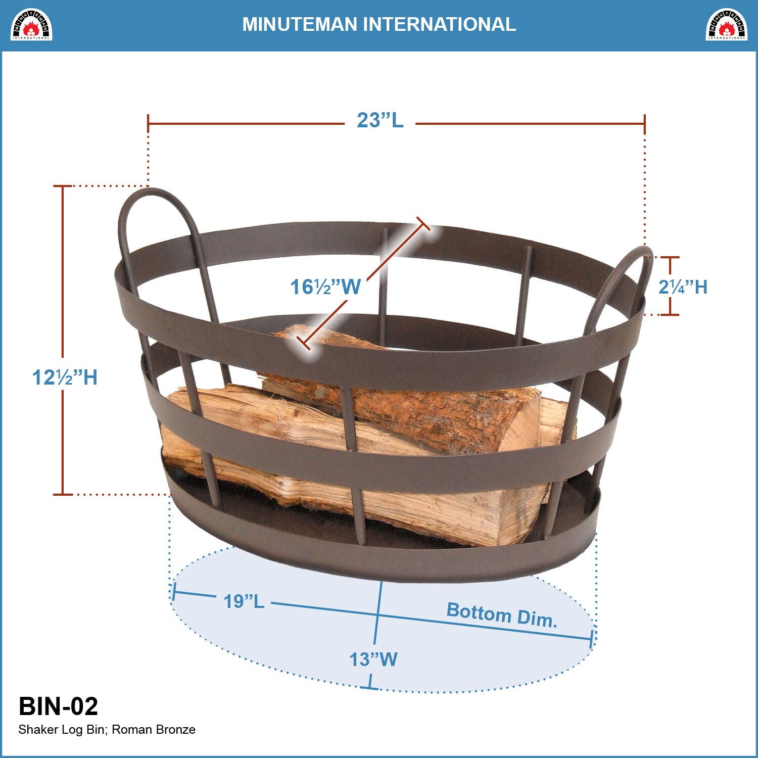 Minuteman International BIN-02 Fireplace-Tools - View #8