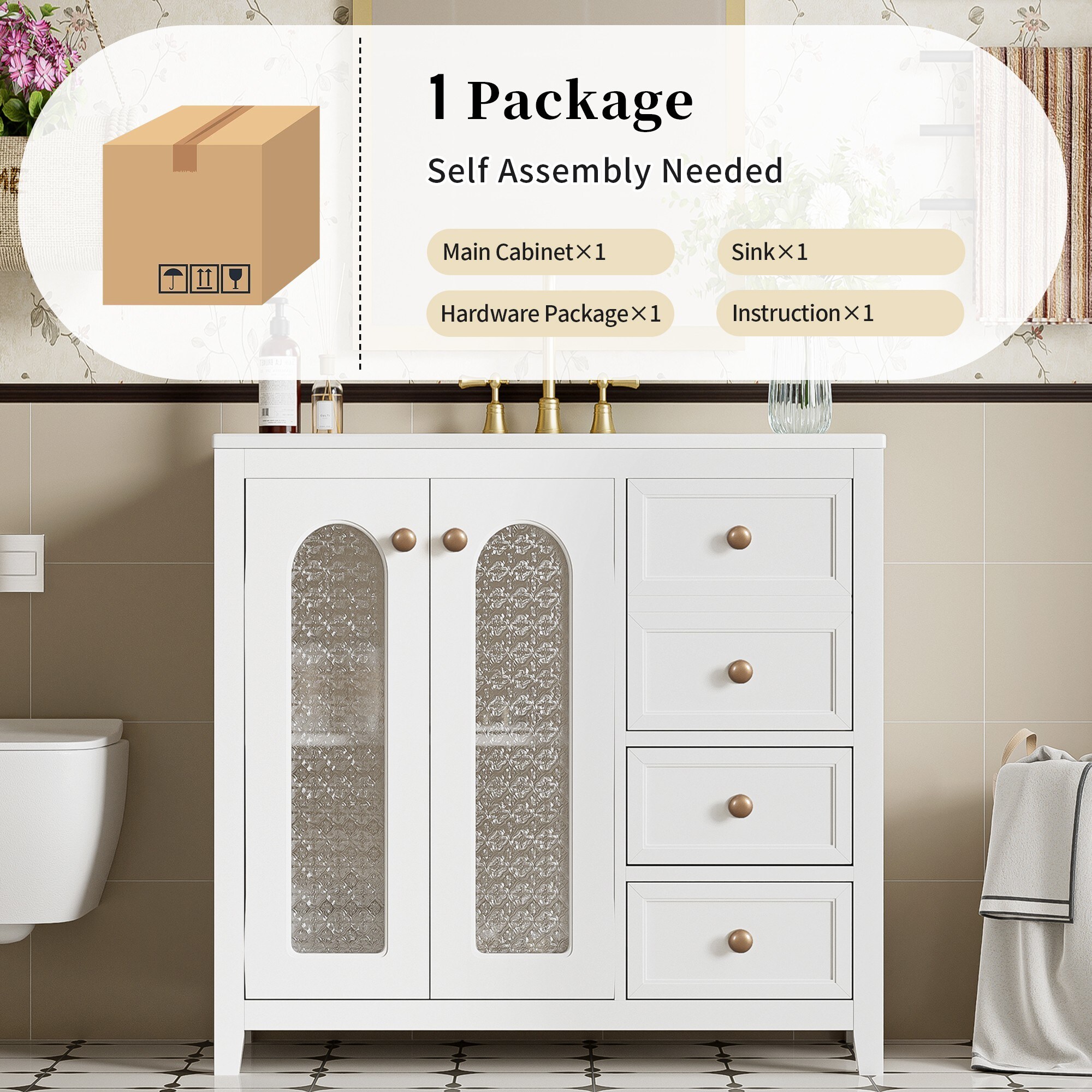 Dexmalle N729P184710K Bath-Vanity-Combo - View #9