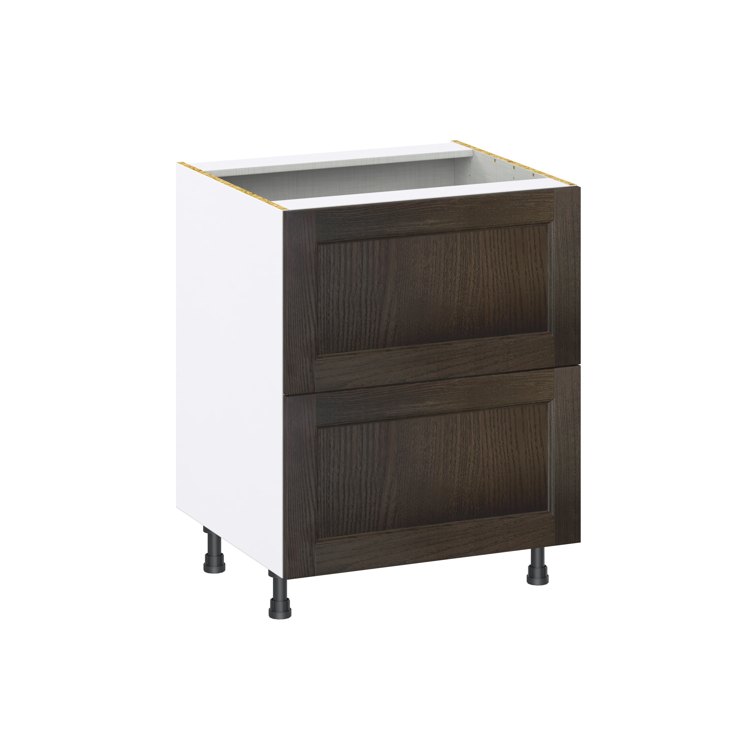Hugo&Borg Montclaire 27-in W x 34.5-in H x 24-in D Wood 3-Drawer Base Fully Assembled Cabinet (Recessed Panel Style)