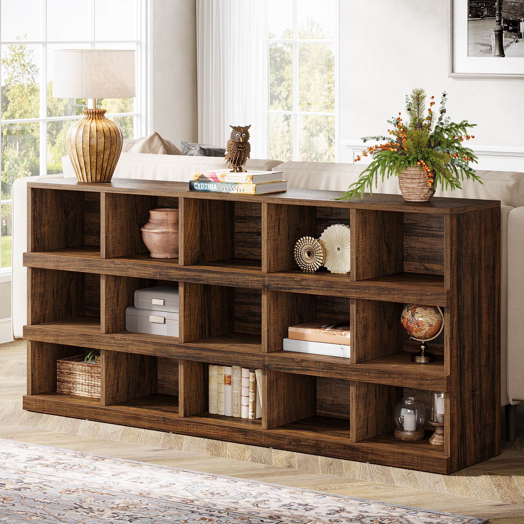 Tribesigns LWFD-NY158 Console table Farmhouse Finished Console table