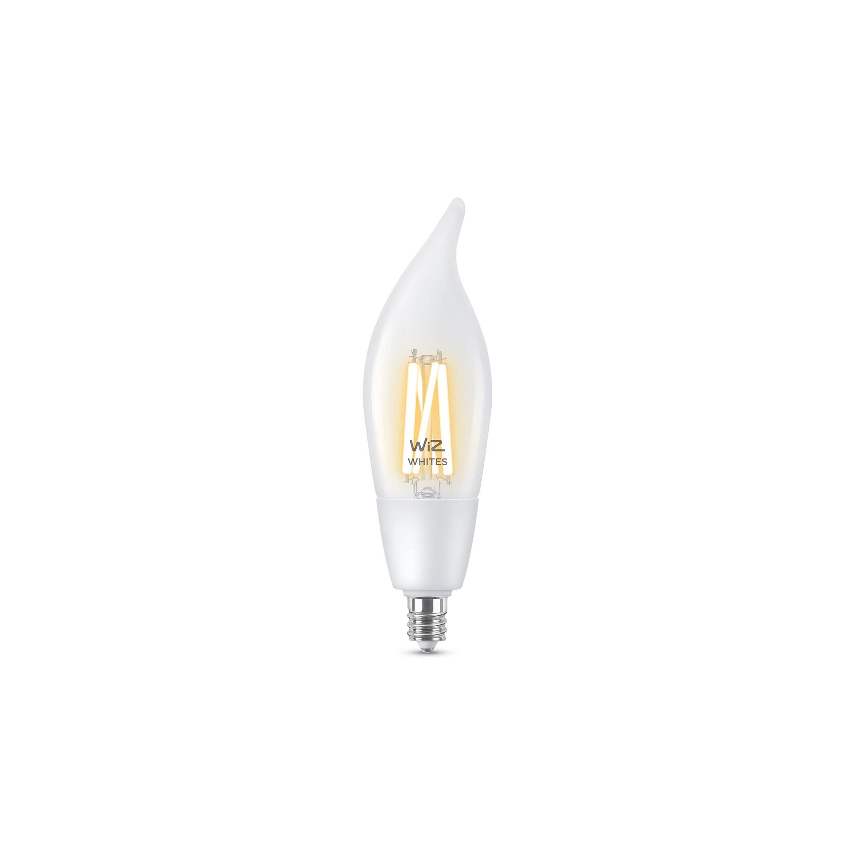 Philips Smart LED 8W E27 Dimmable Warm-to-Cool Classic Bulbs with WiZ  Connected and Bluetooth