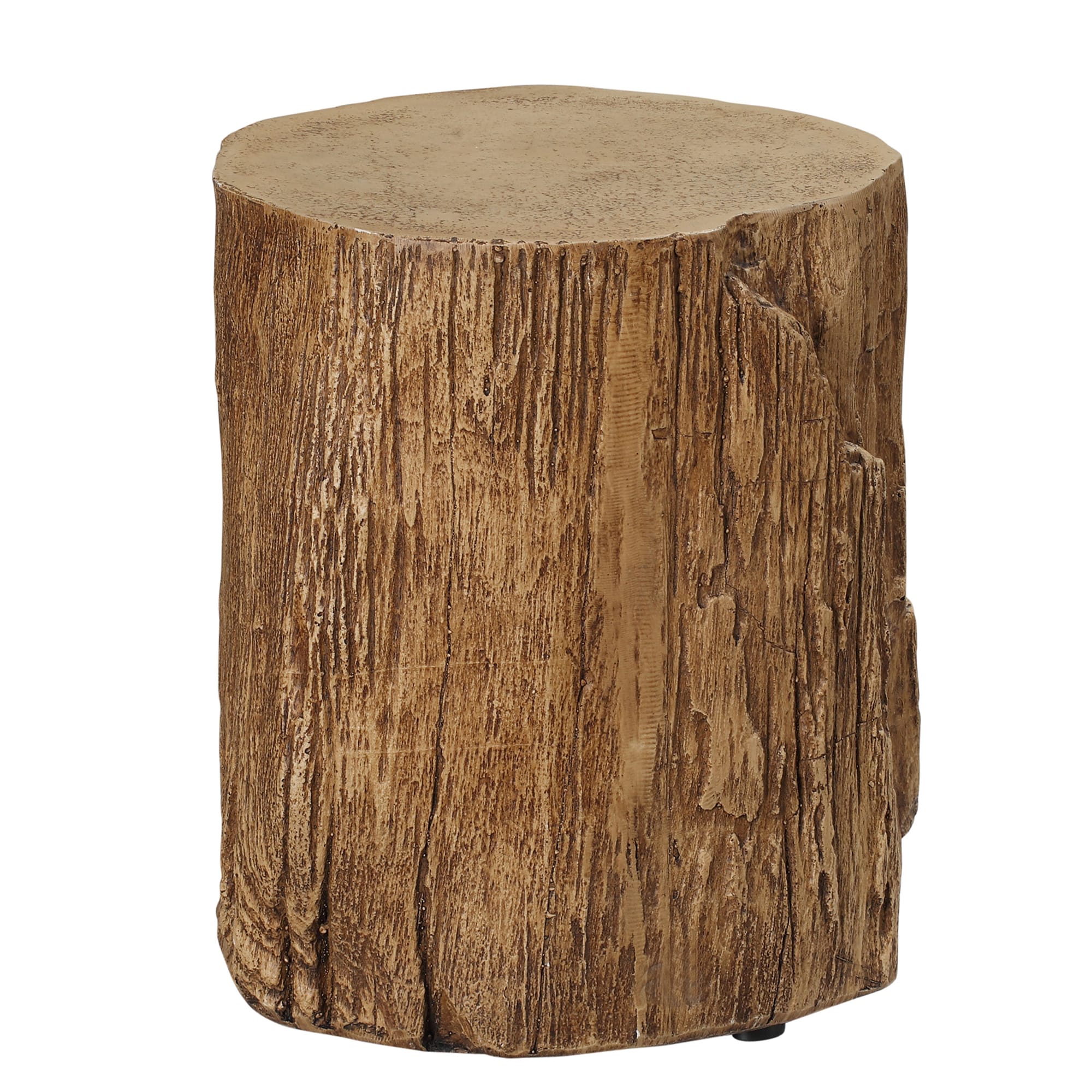 AHIOU HOME ZAAHG-P160436GS 17-in Natural Magnesium oxide Barrel Garden Stool