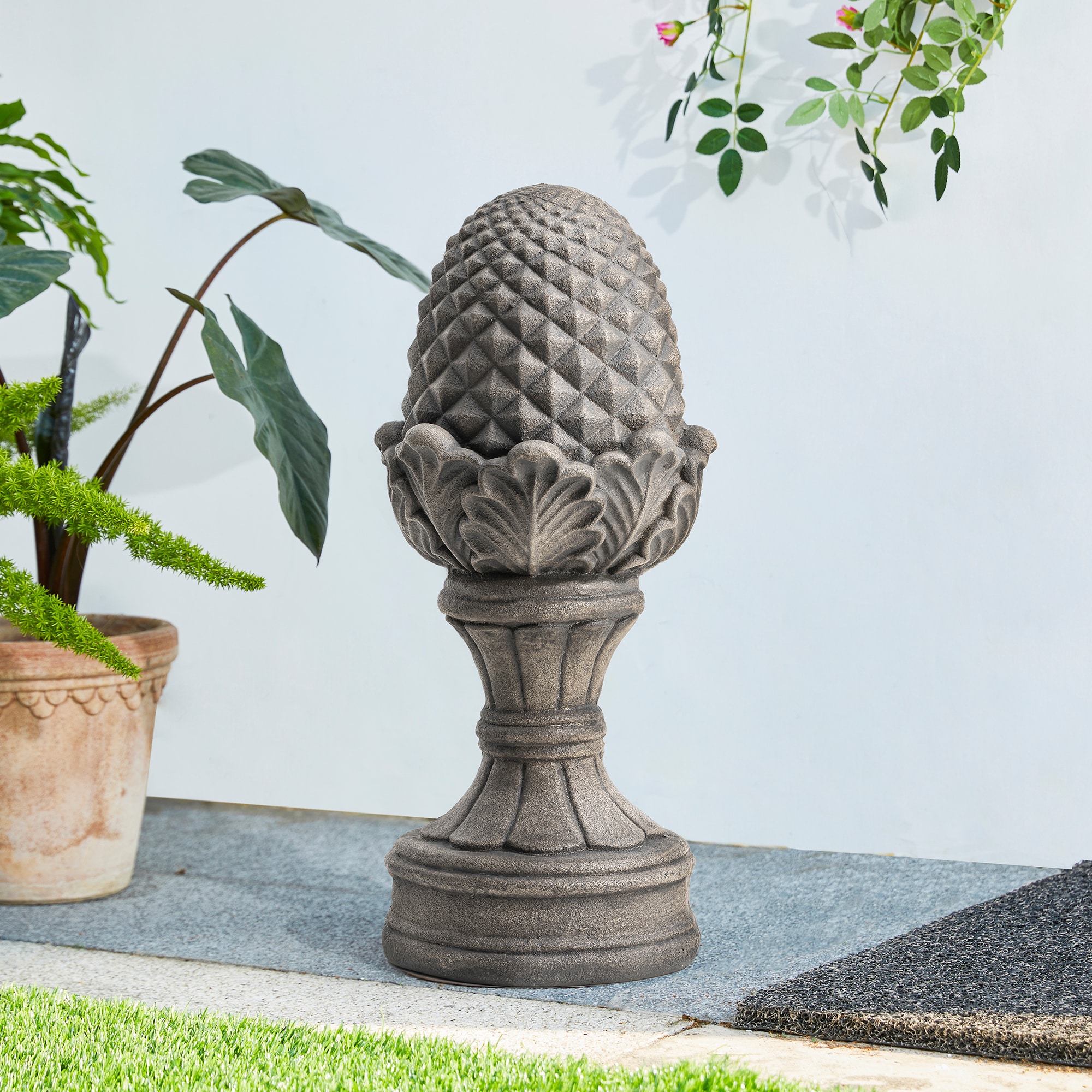 Glitzhome 2025400046 Garden-Statue - View #2