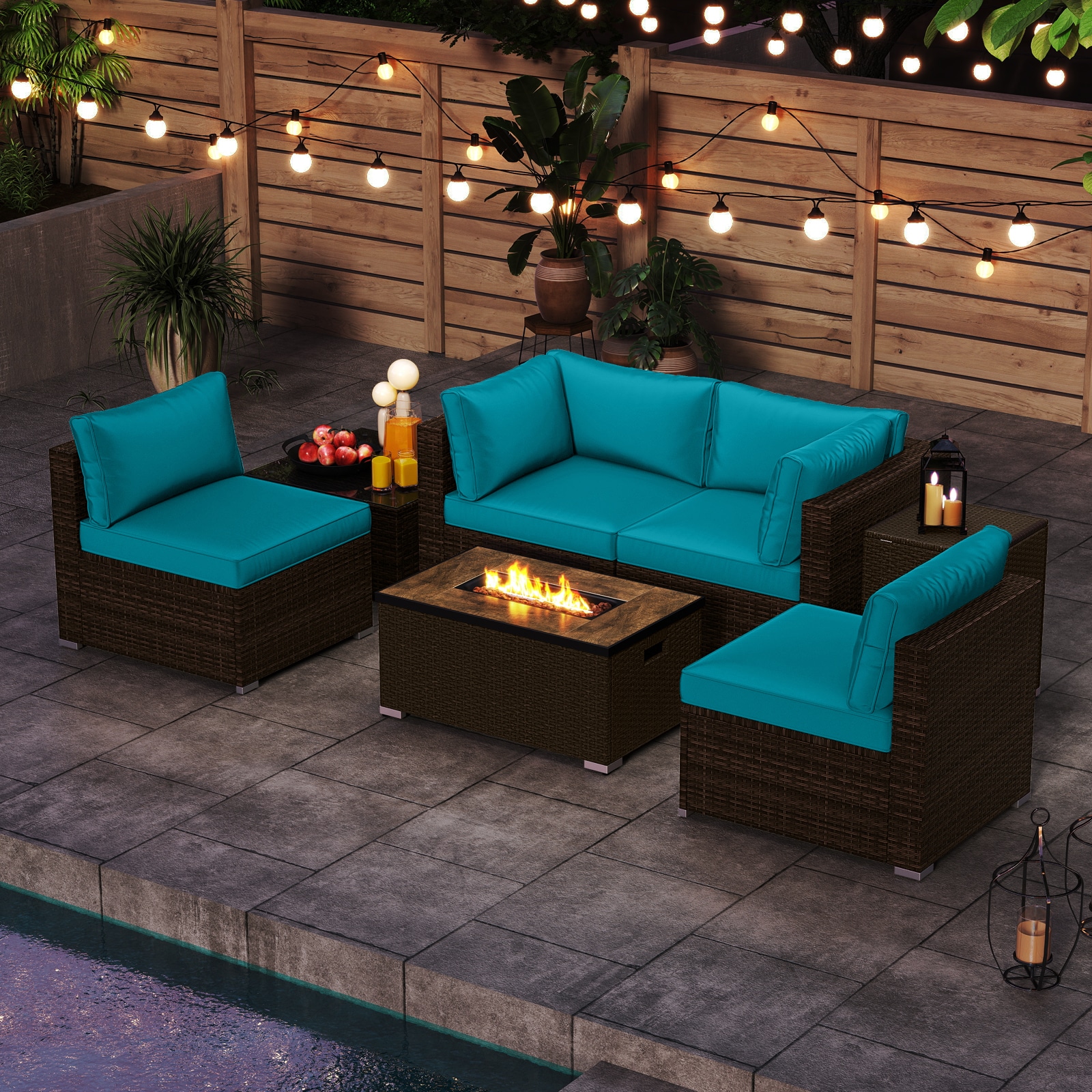 Volenca VOL-DEAW1X Patio-Conversation-Sets - View #2