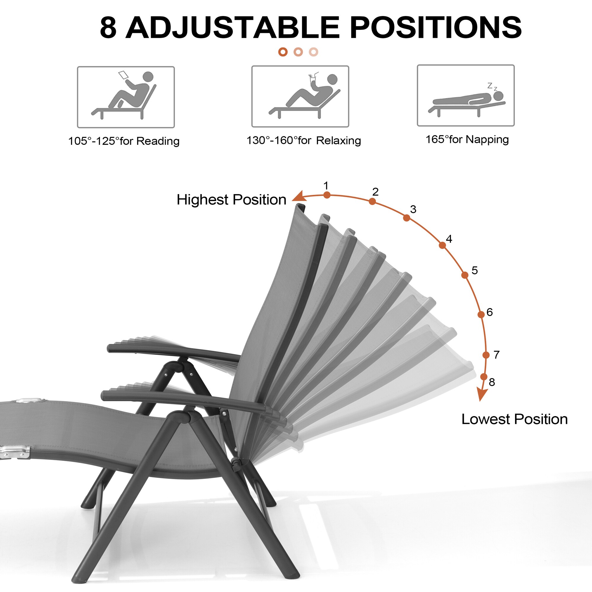 Crestlive Products CL-LG001GRY Patio-Chairs - View #3