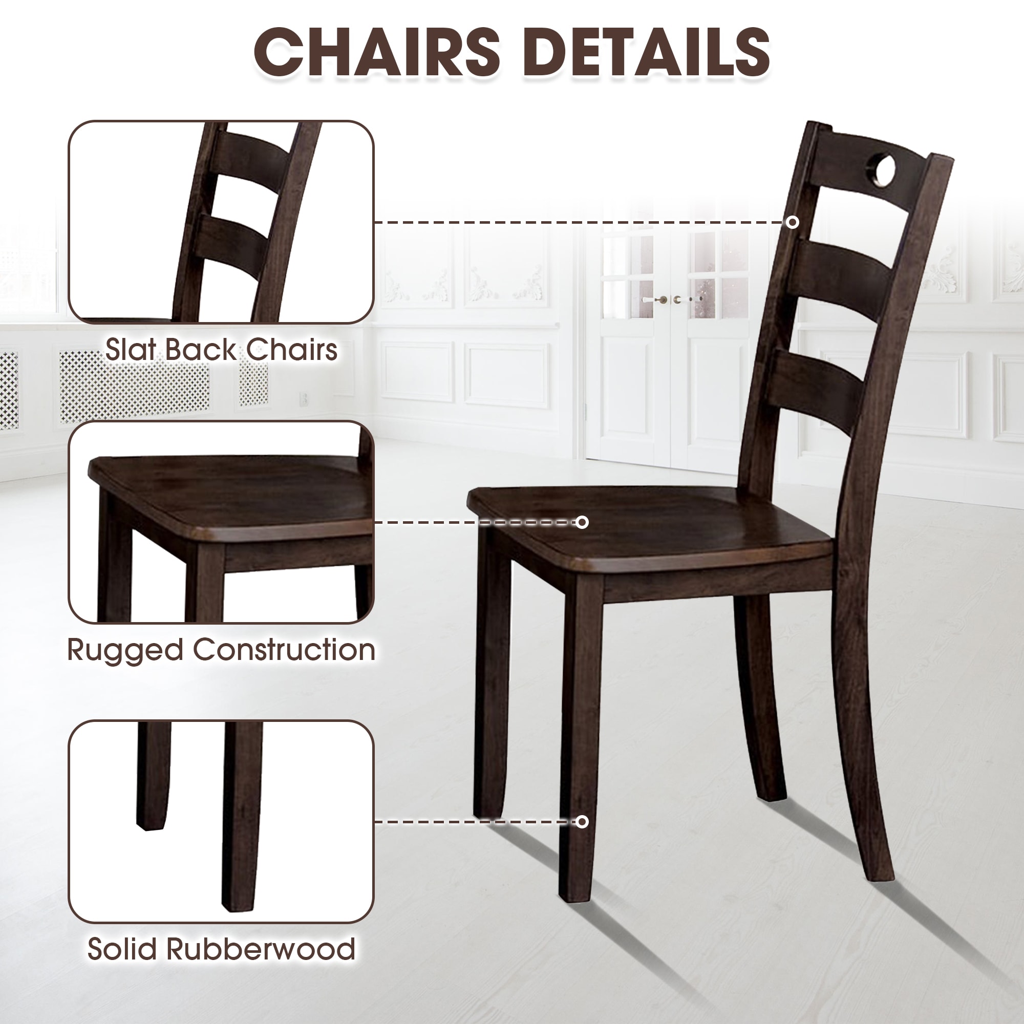 IHOMEadore MDFM3419EX-T-5PK Dining-Sets - View #2