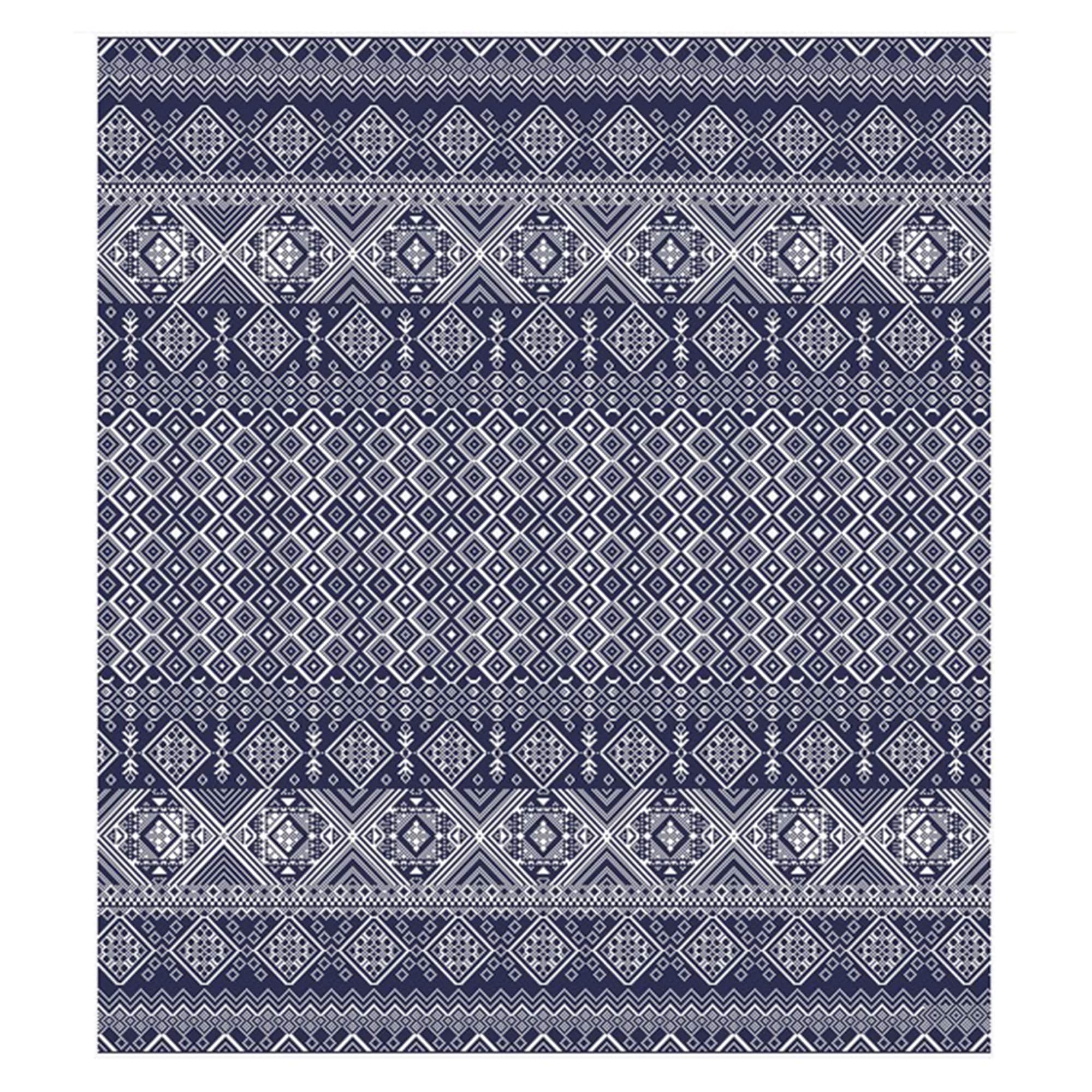 GERTMENIAN 27101 5 x 8 (ft) Polypropylene Navy Rectangular Indoor/Outdoor Area rug