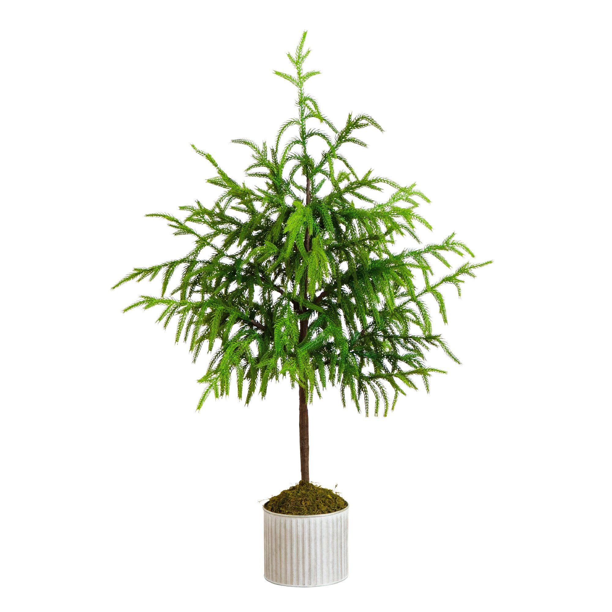 Nearly Natural 3-ft Pine Slim Artificial Christmas Tree
