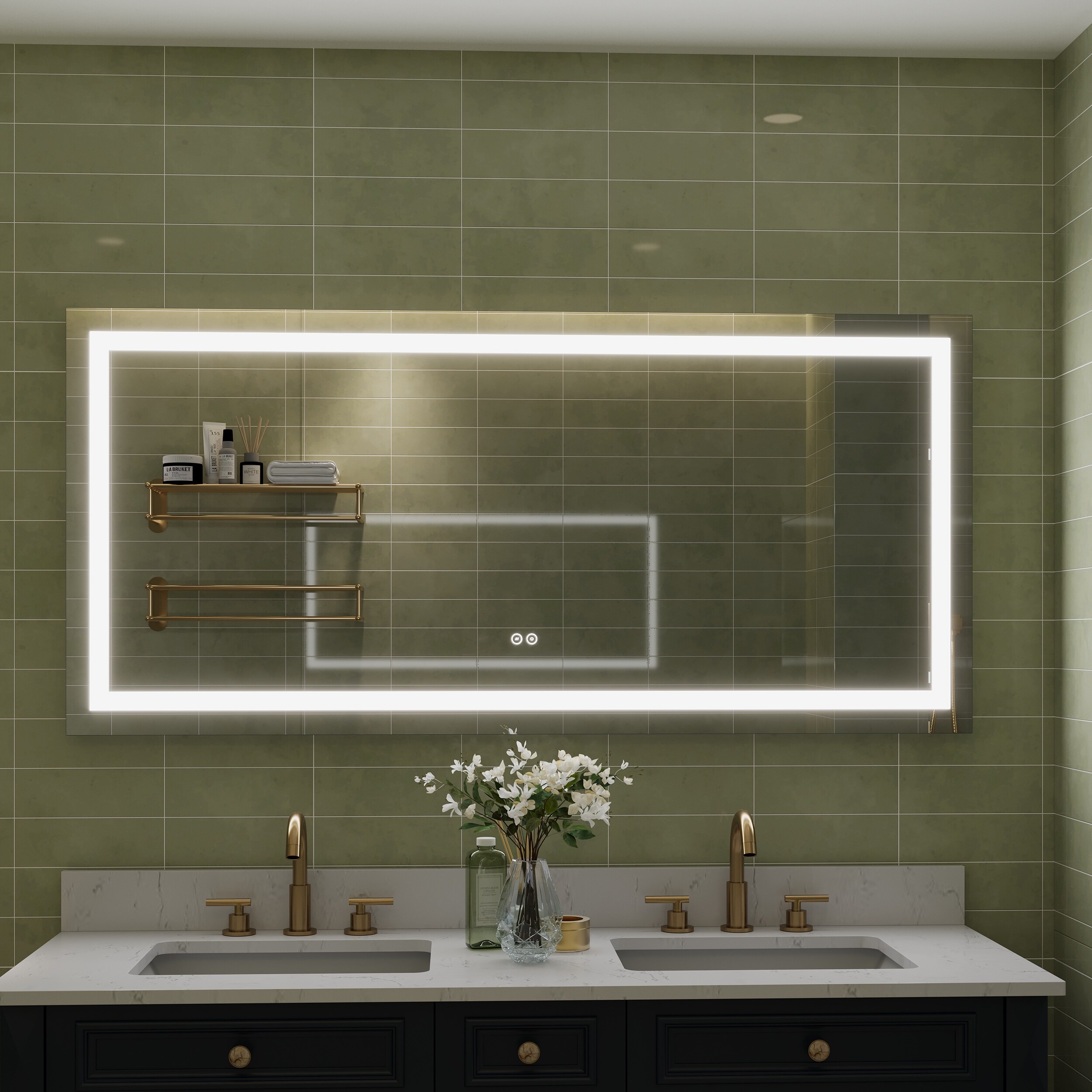 WELLFOR W1MRL6028 Framed-Bath-Mirrors - View #3