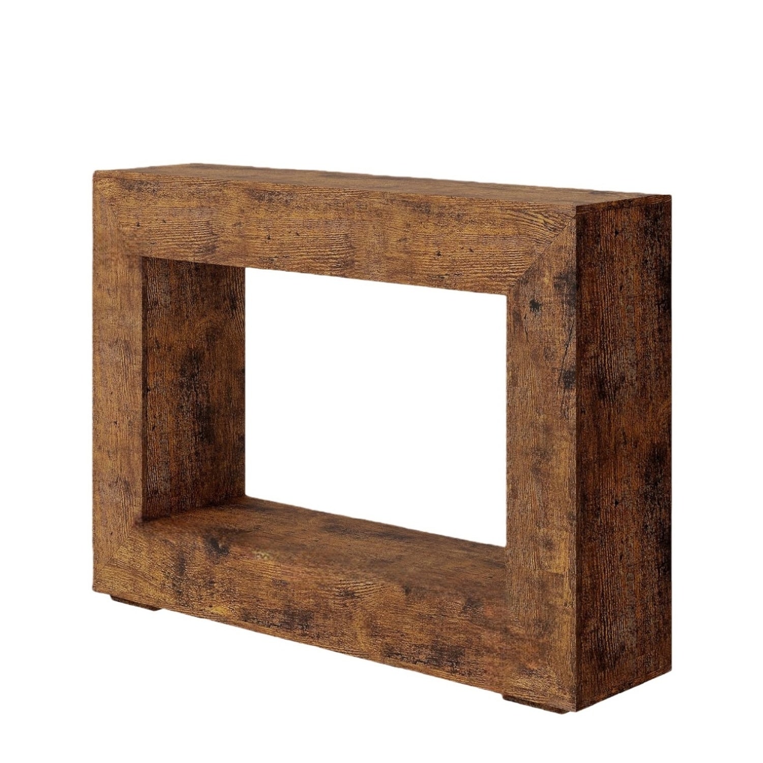 View of Garvee Rustic Farmhouse Console Table 47 Inch Entryway Sofa Table with ...