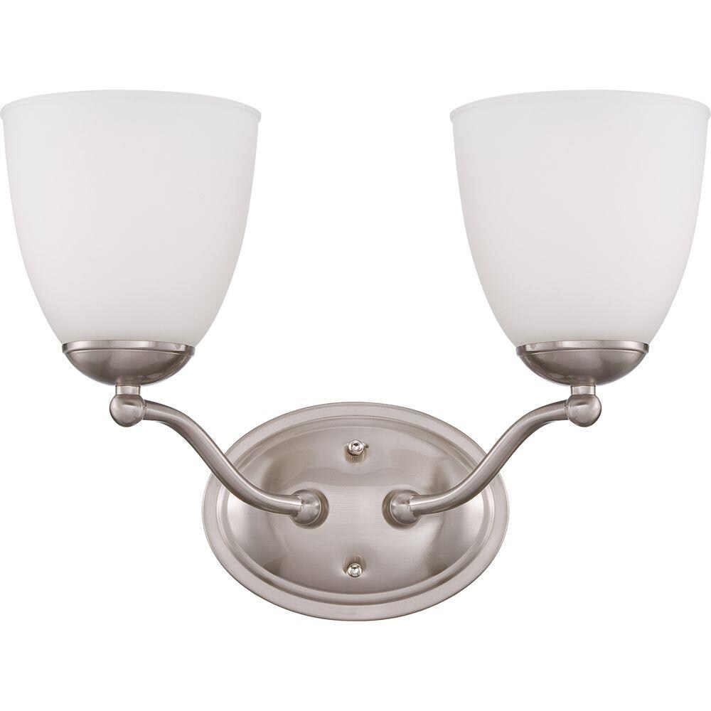  LW-SC531998 15-in 2-Light Brushed Nickel Transitional Vanity Light