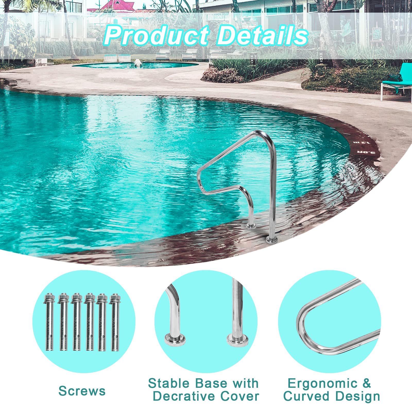 Misopily LMS0627M032 Above-Ground-Pool-Lad-Steps - View #4