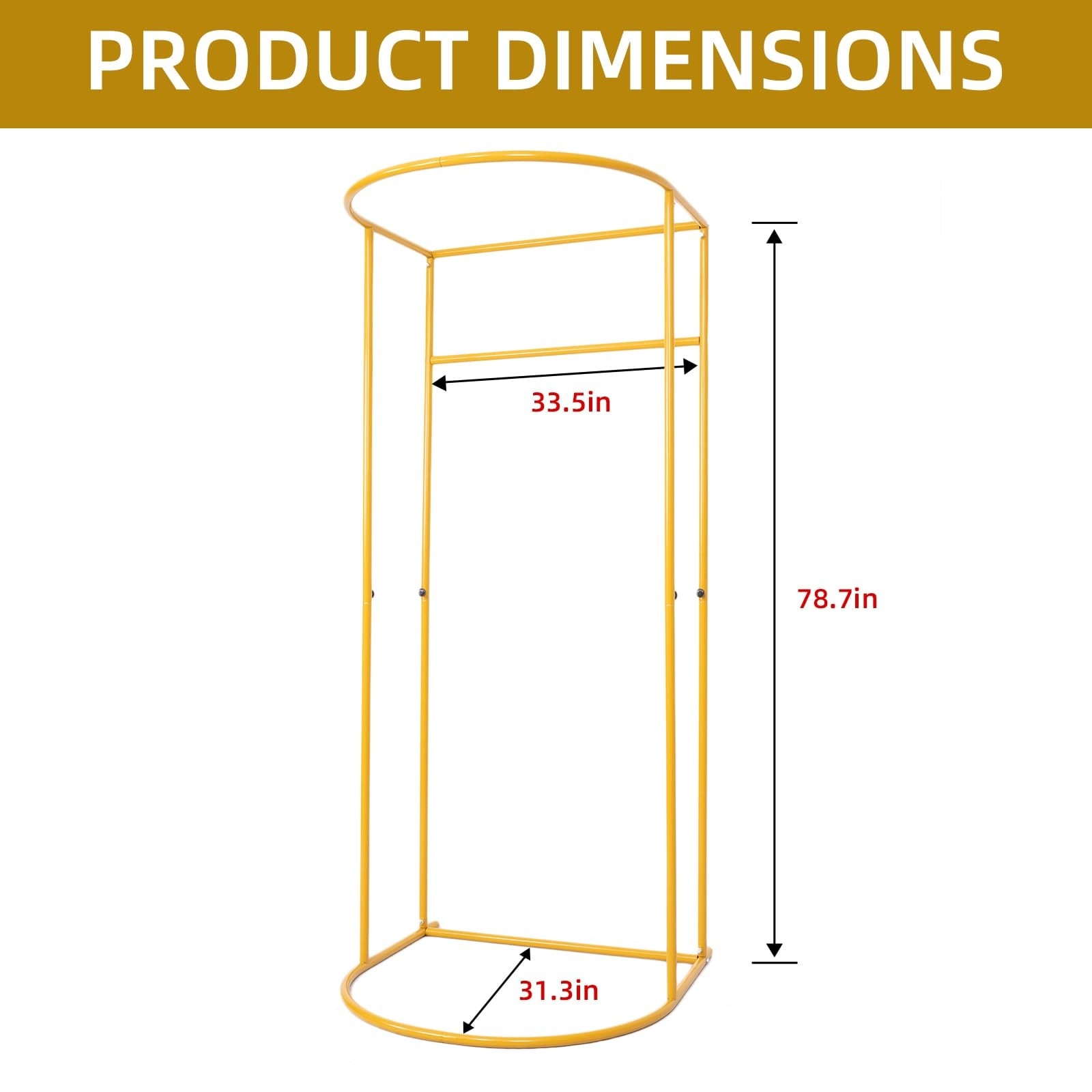Etokfoks Portable Black Metal Frame Privacy Changing Room with Thick ...