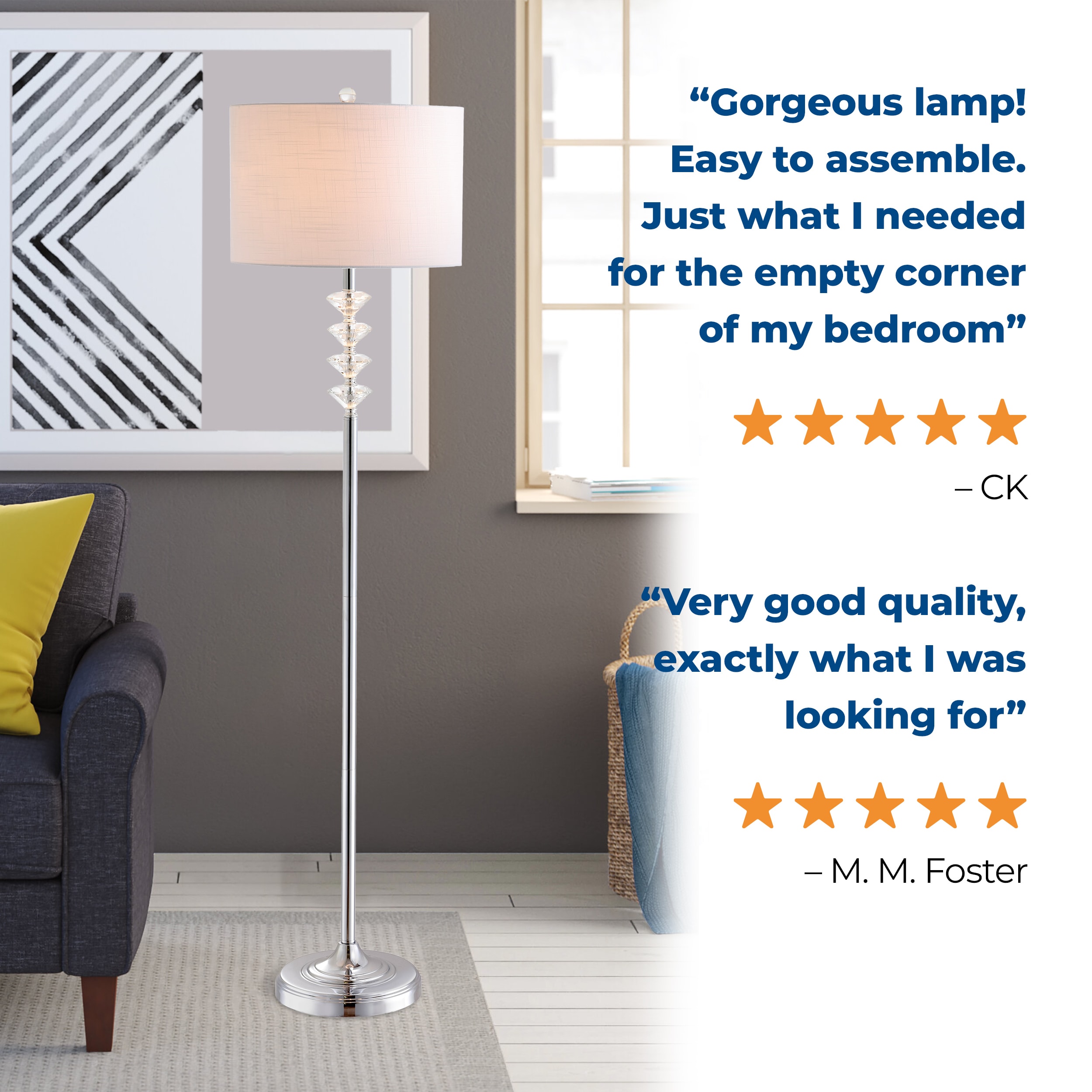 JONATHAN  Y JYL1045A floorlamps - View #8