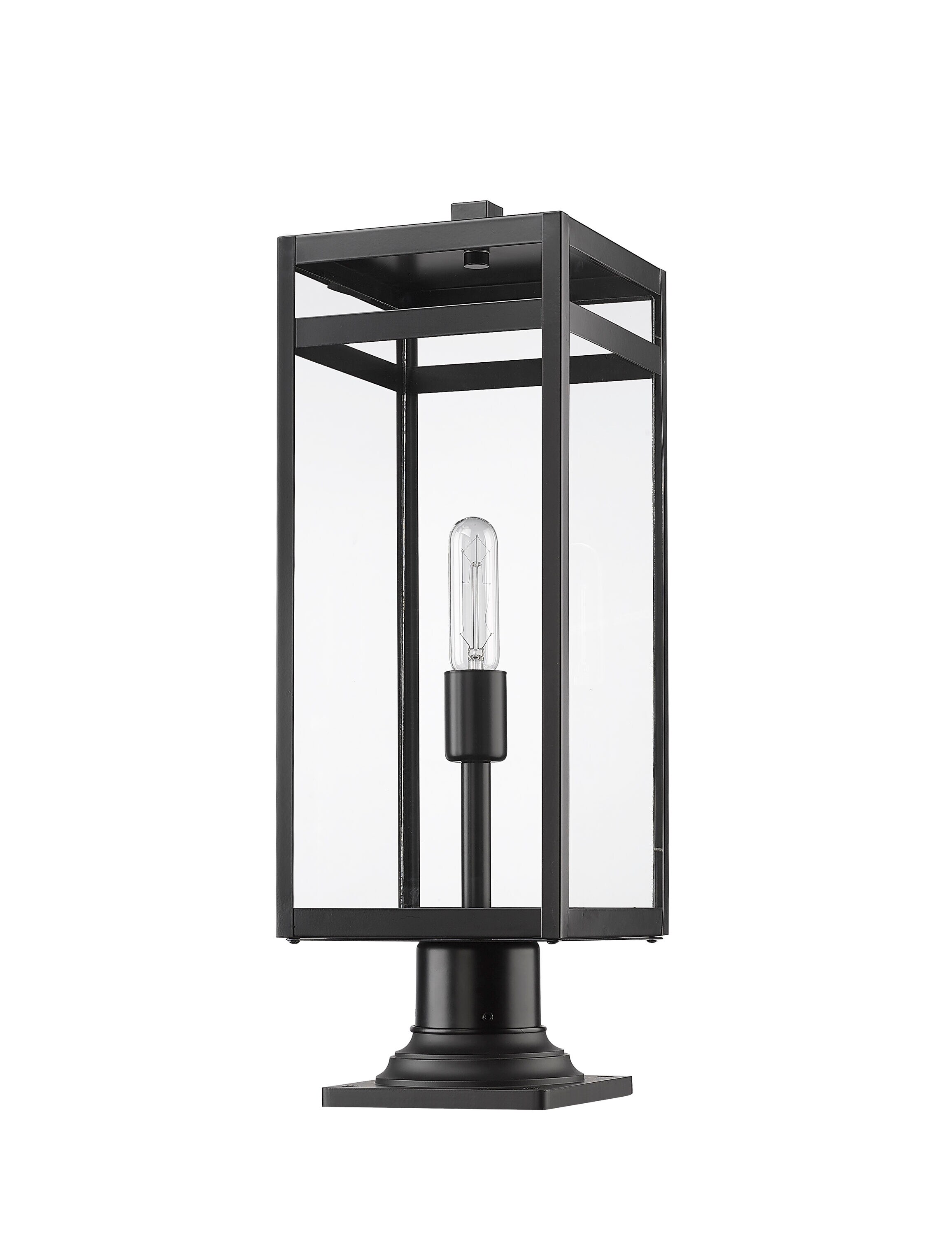 Z-Lite 596PHBR-533PM-BK Complete-Post-Lights - View #5