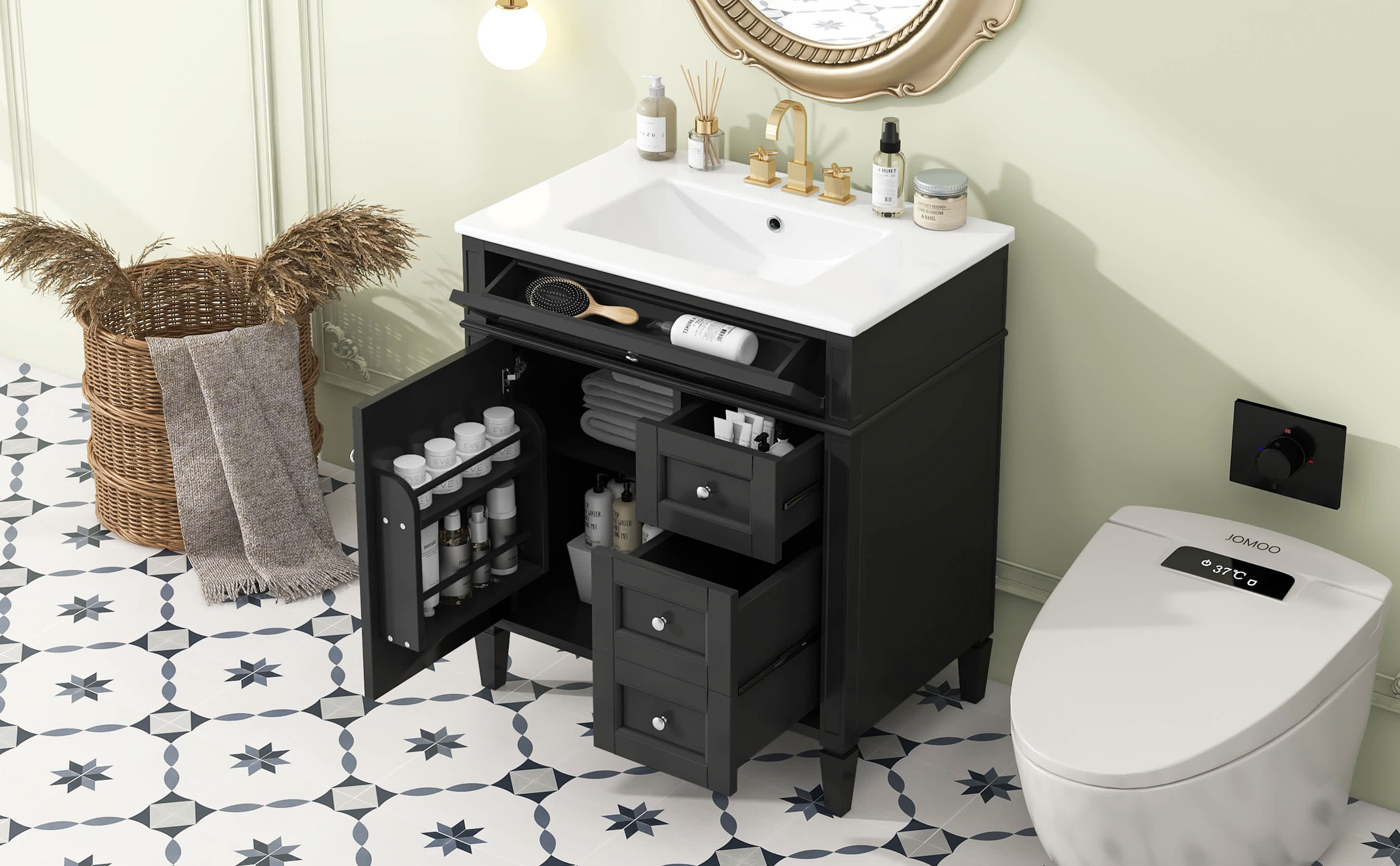 Vynxaria LEXY1343-DJYS-SZT113 Bath-Vanity-Combo - View #16