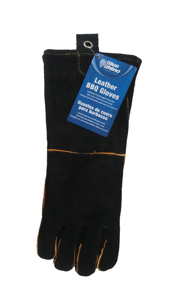 Black Leather Grilling Gloves | - Blue Rhino 953969