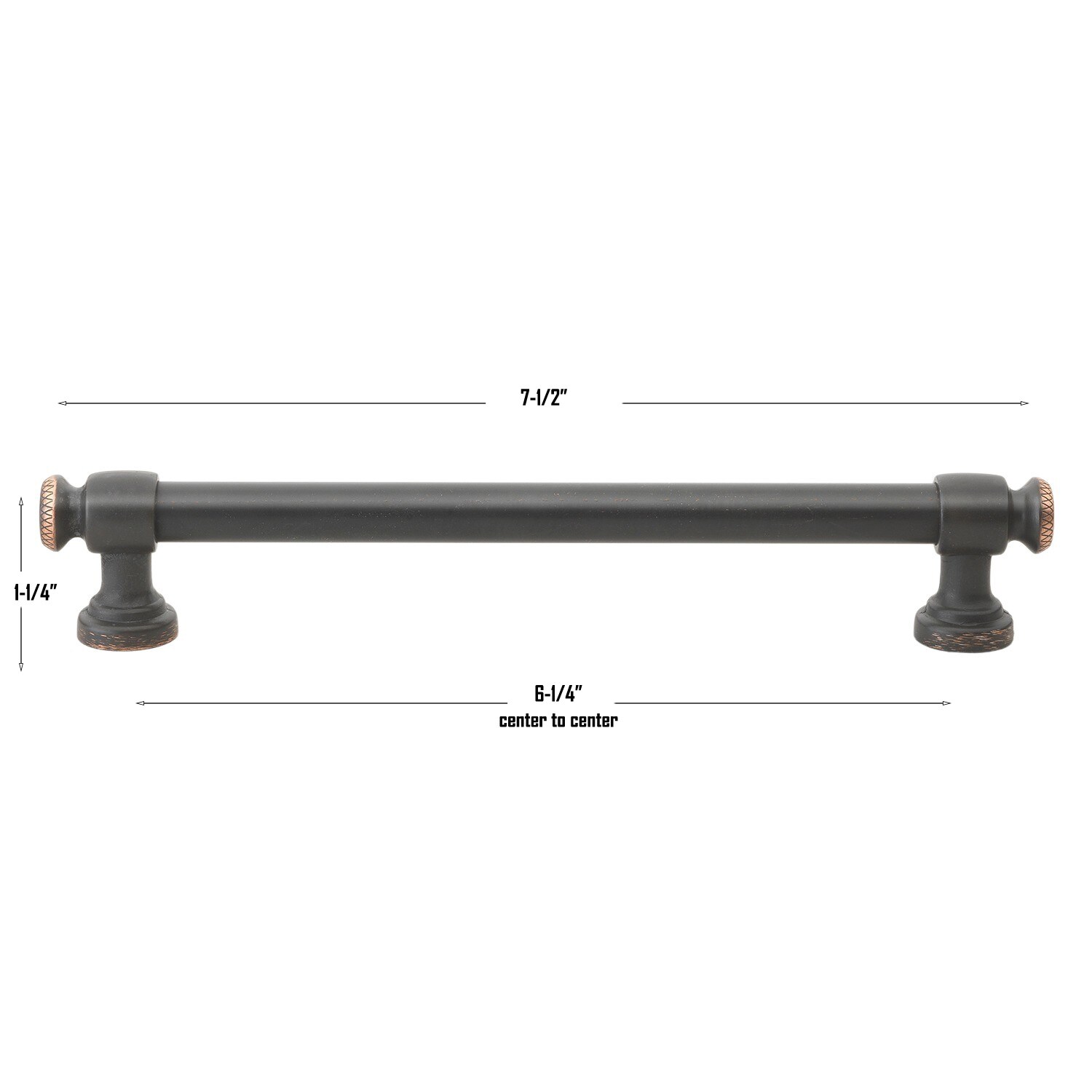 GlideRite Hardware 4361-160-ORB-10 Cabinet-Pulls - View #4