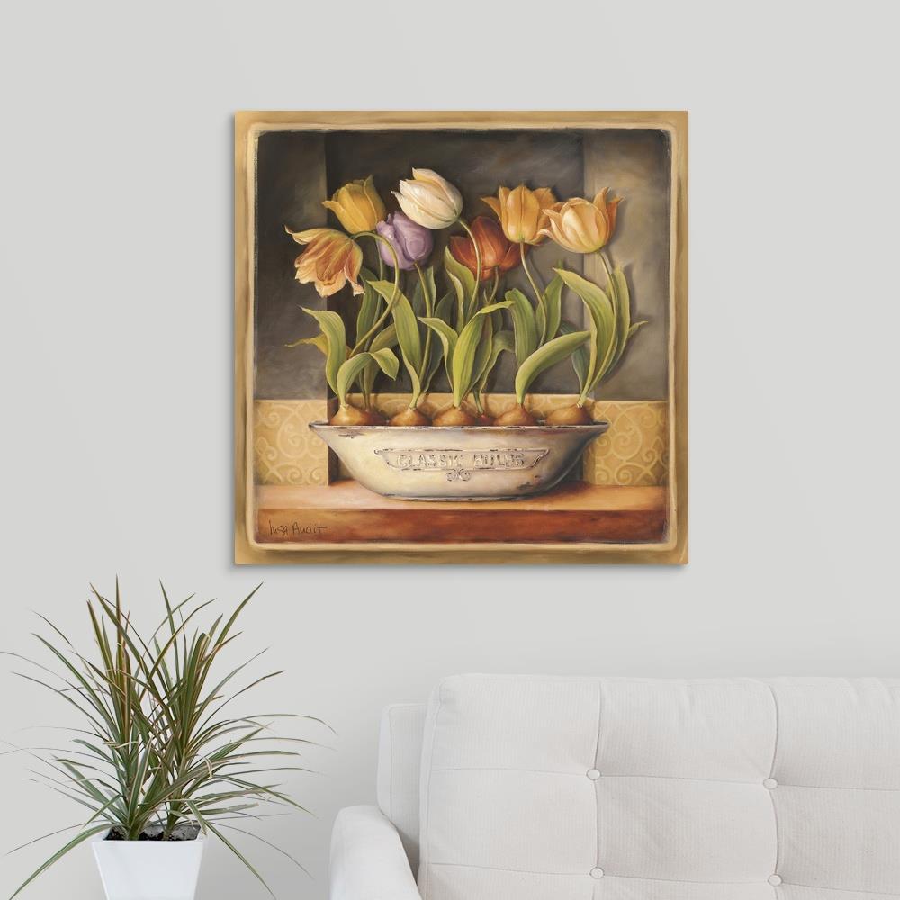 GreatBigCanvas Tulip Classic Bulb by Lisa Aud 24-in H x 24-in W ...
