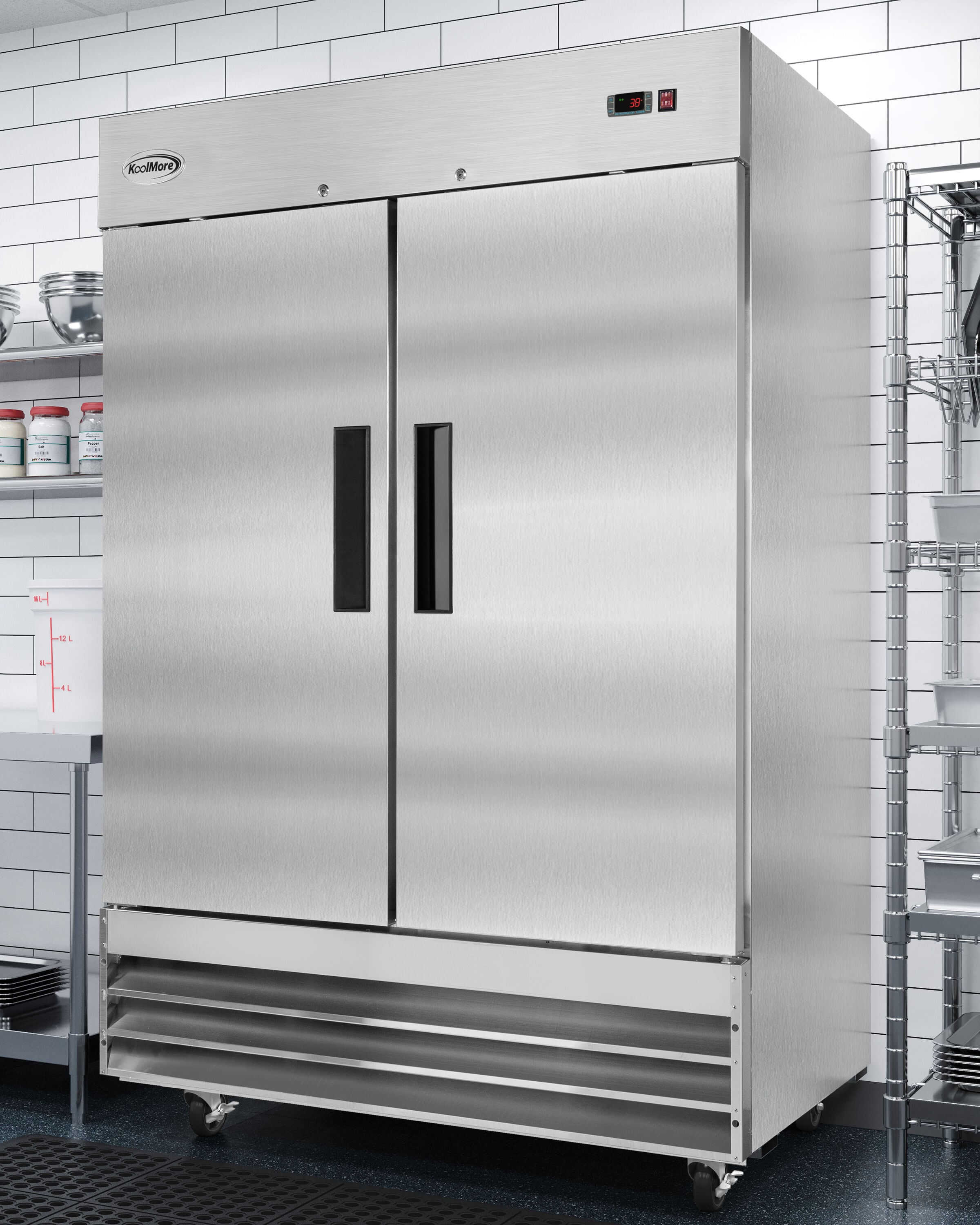 KoolMore R54-2SS Commercial-Refrigerators - View #3