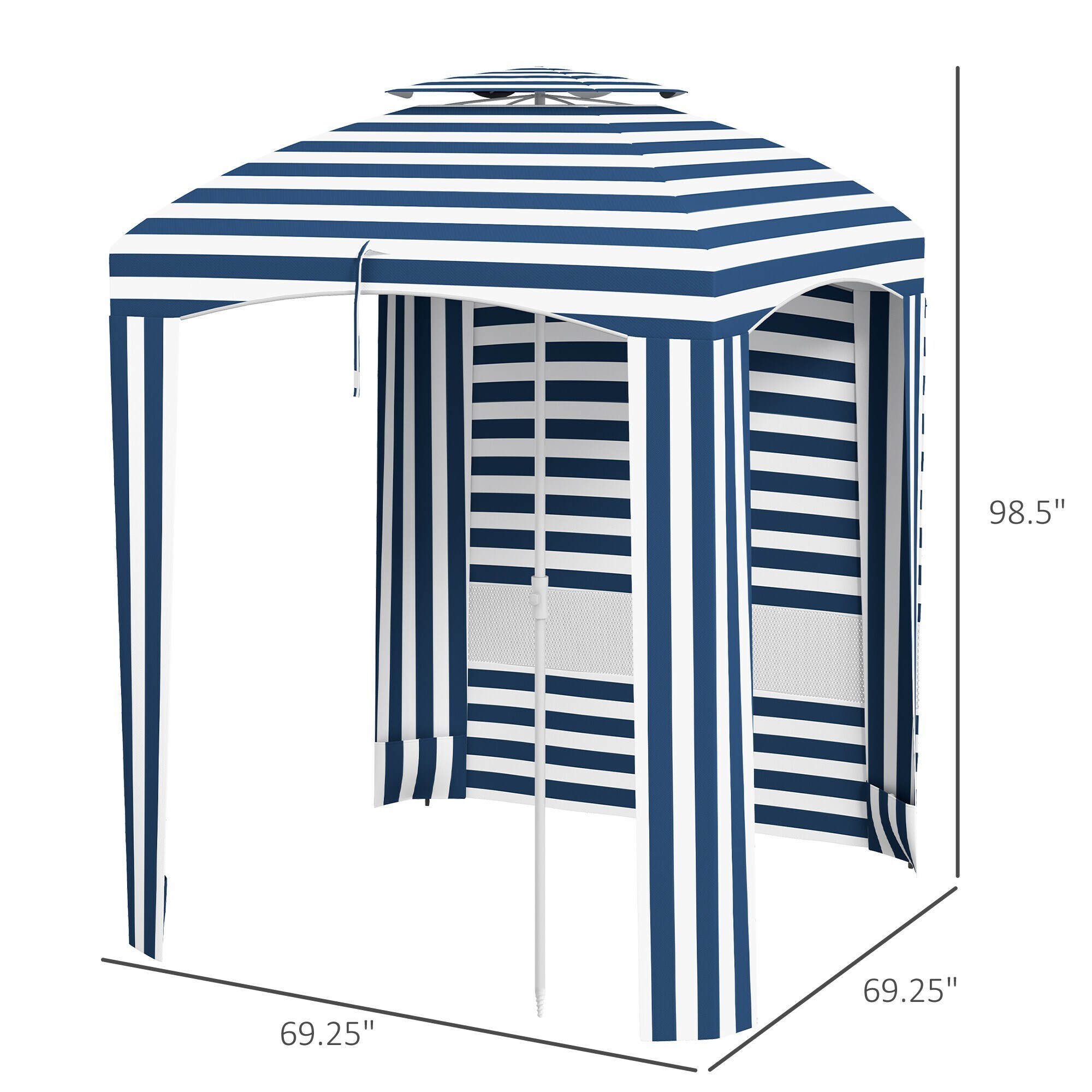 Miki Shinly AB-4194-05QI Beach-Umbrellas - View #2