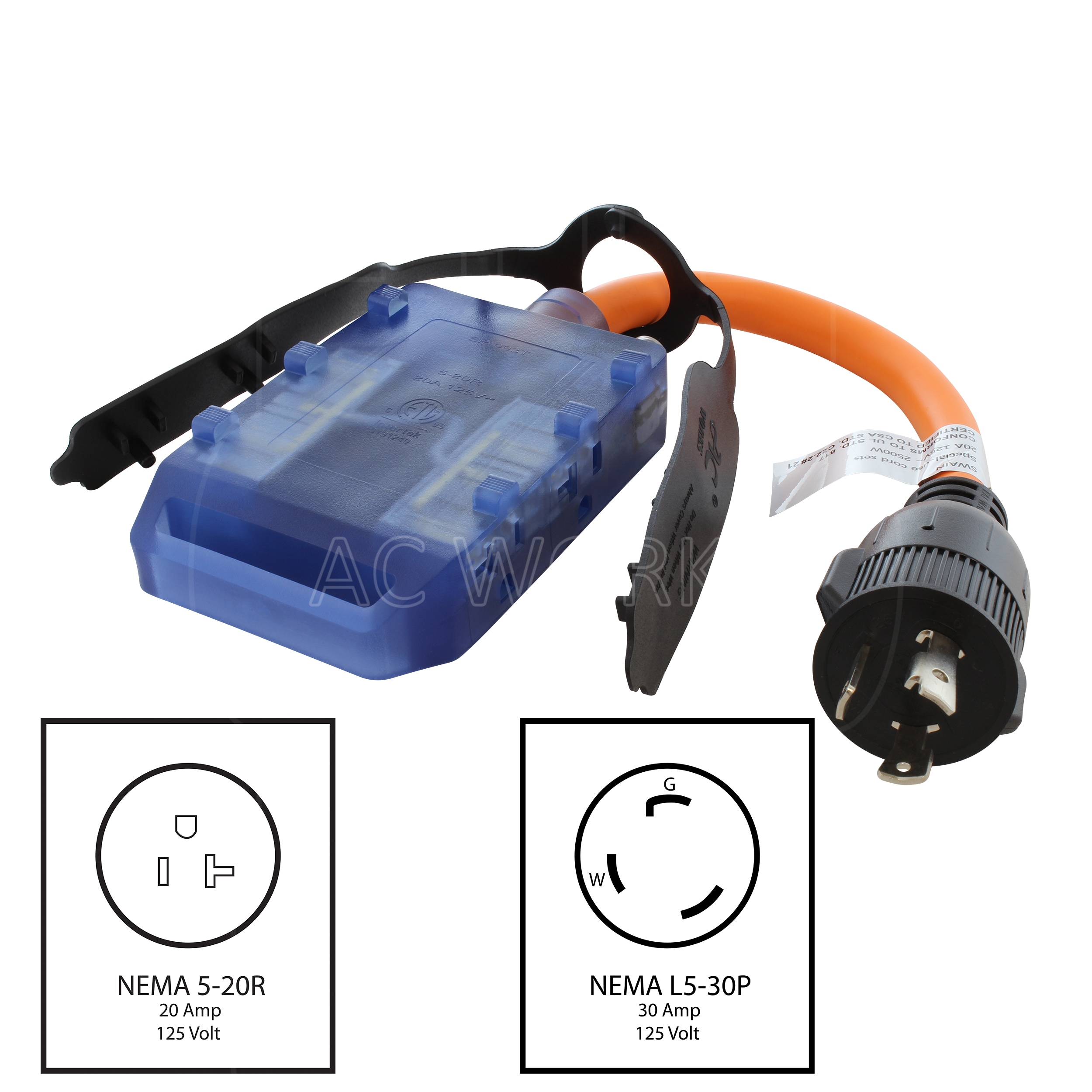 AC WORKS L530CBF520 Power-Outlet-Taps - View #2