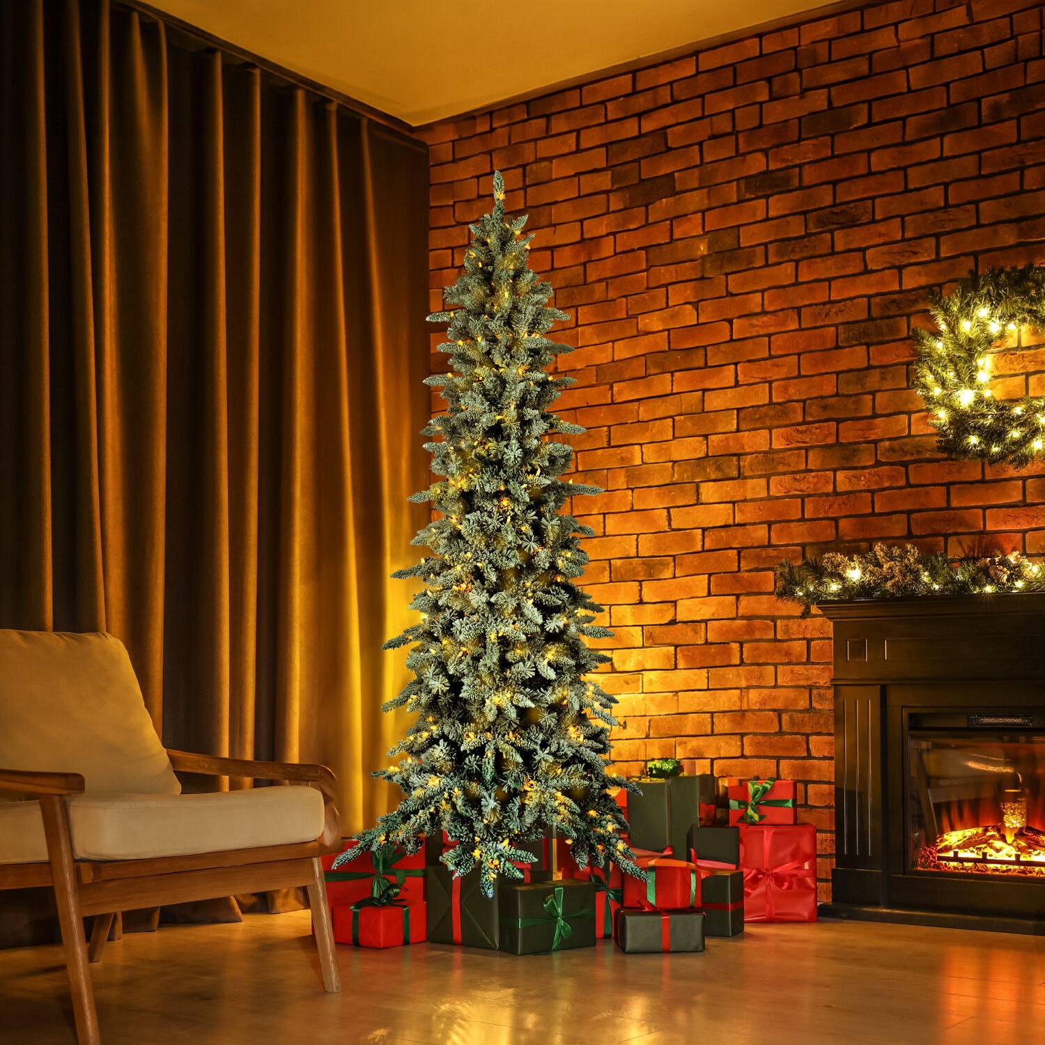 Fraser Hill Farm FFMPS075-5SN Artificial-Christmas-Trees - View #10