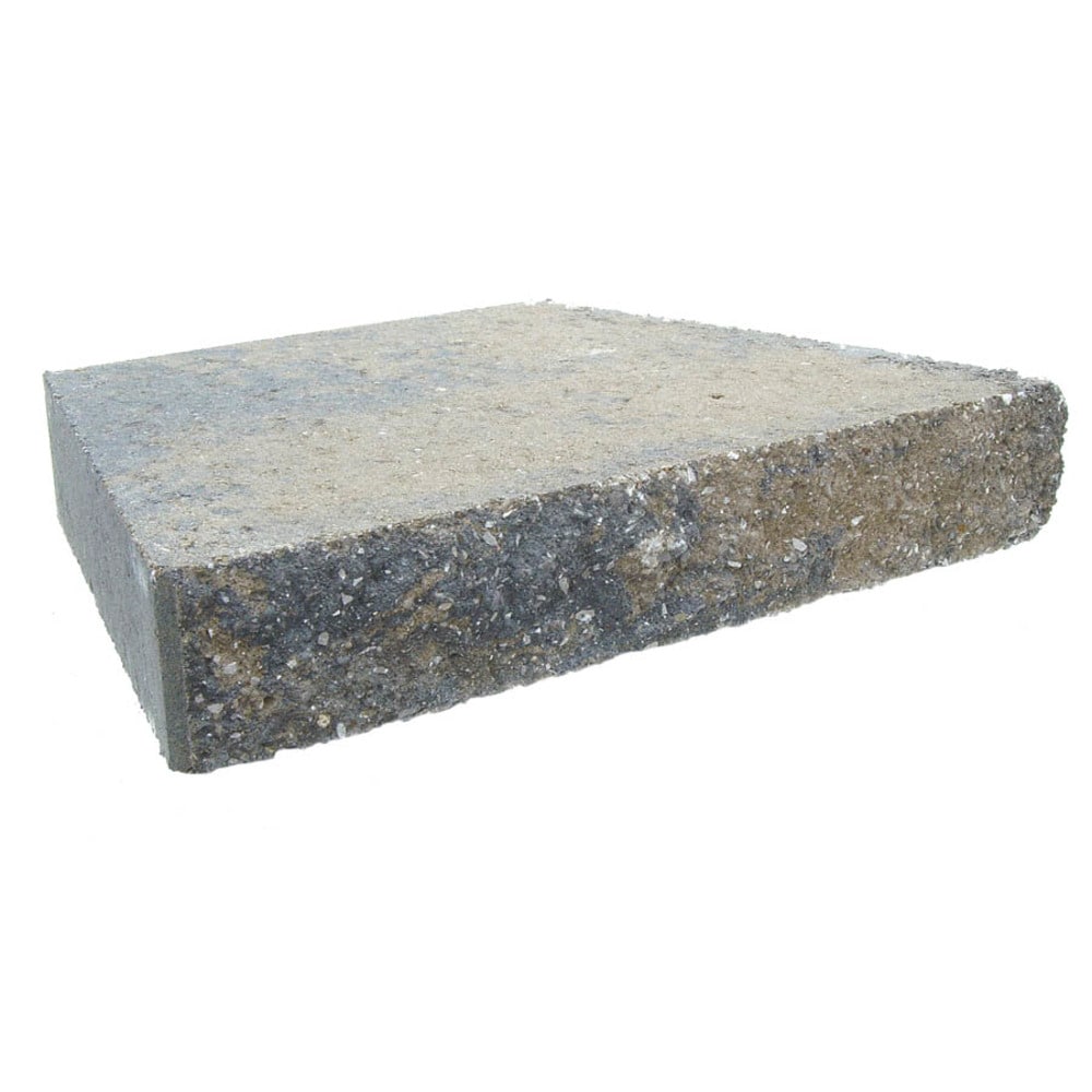 3-in H x 16-in L x 10-in D Gray/Charcoal Concrete Retaining Wall Cap | - Lowe's 17H2710GCH