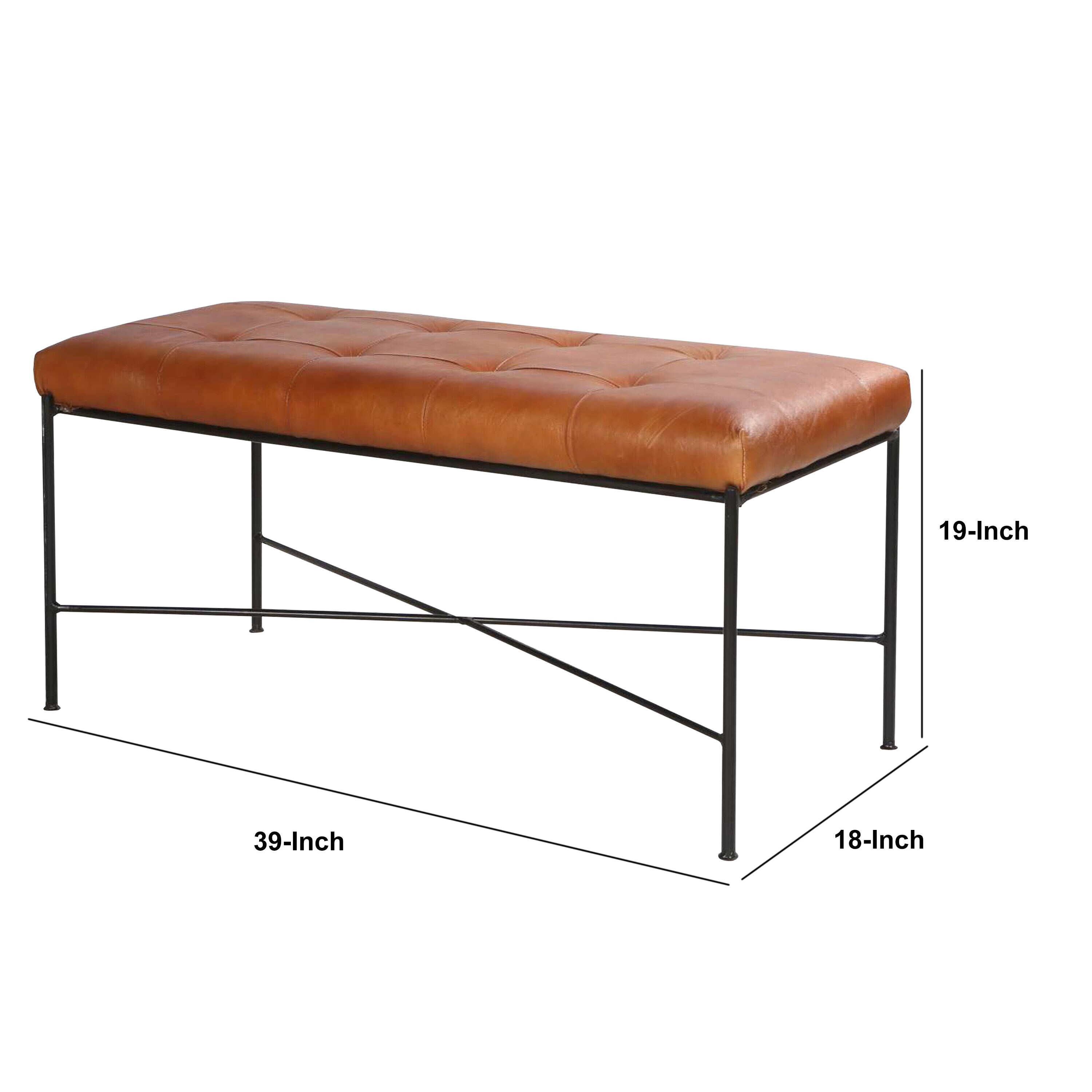 Benzara UPT-266375 bench - View #4