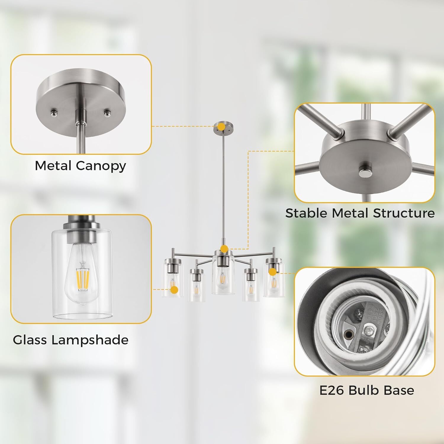DORESshop LSC-WL-ZX16601ENK Pendant-Lights - View #4